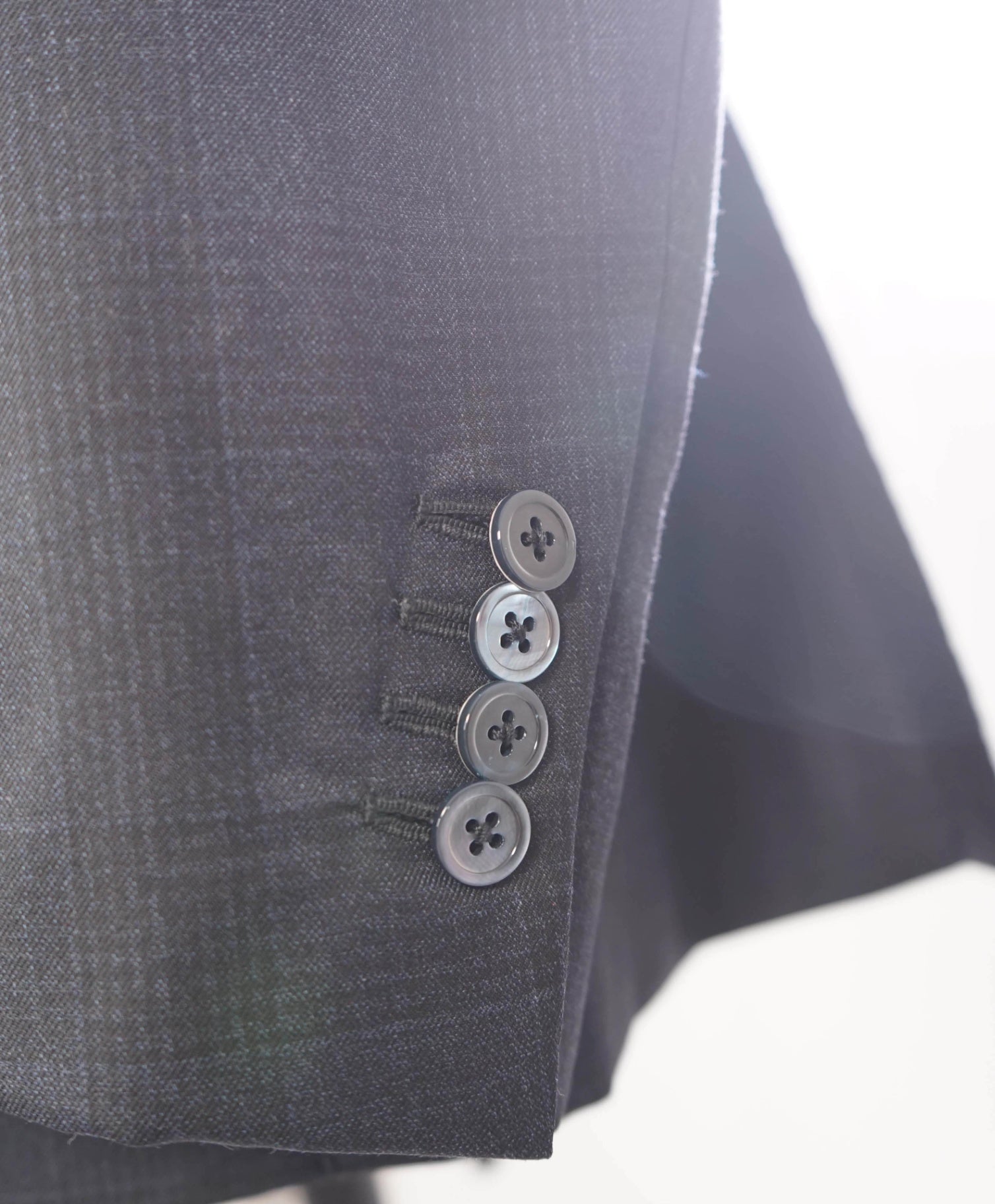 $5,850 ISAIA - Gray Double Breasted Wool Suit - Custom: Fits 40R (52EU Tag)