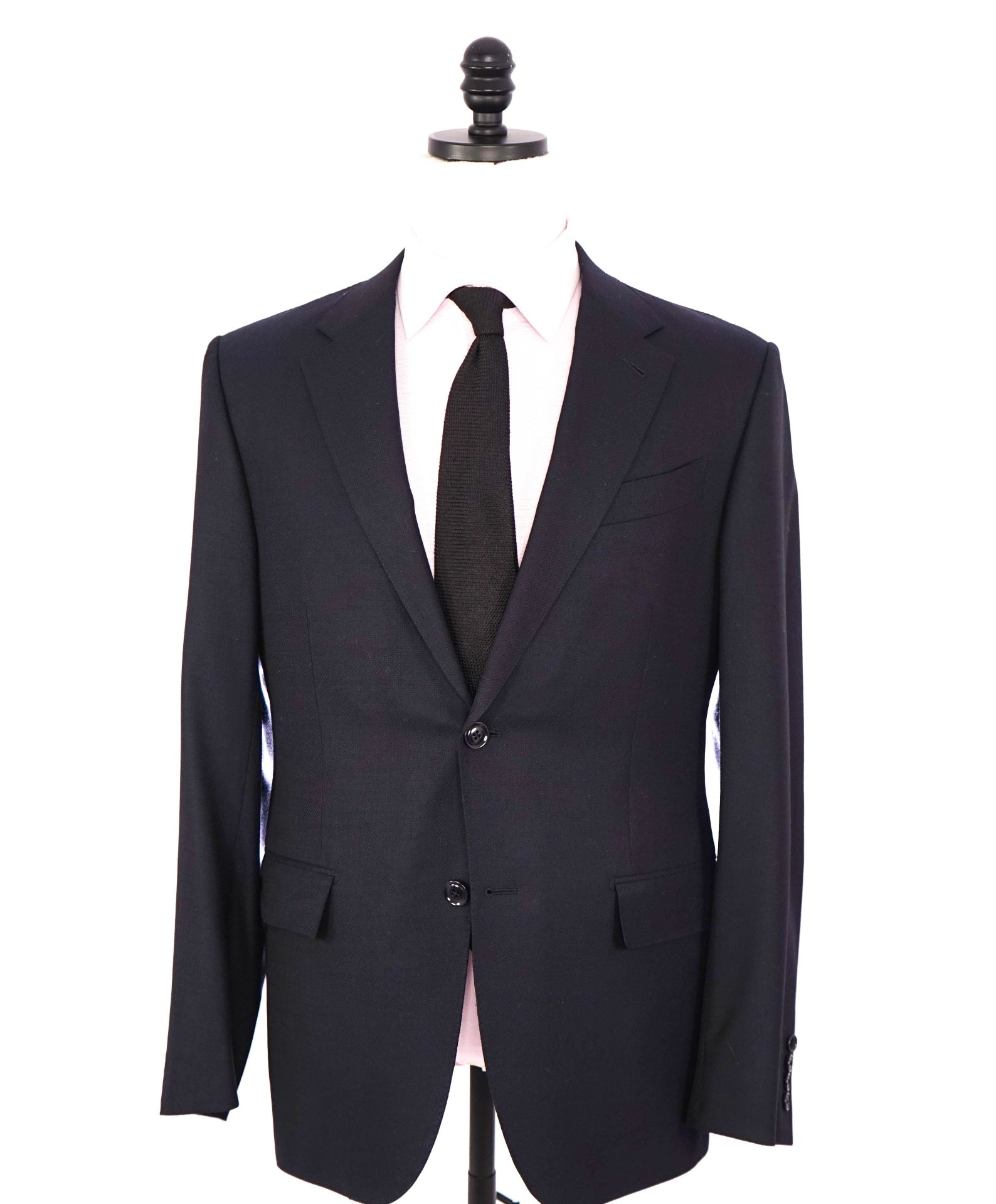 $3,295 ZEGNA - Navy "TROFEO 10 POCKETS" Wool/Silk Blazer - 40R
