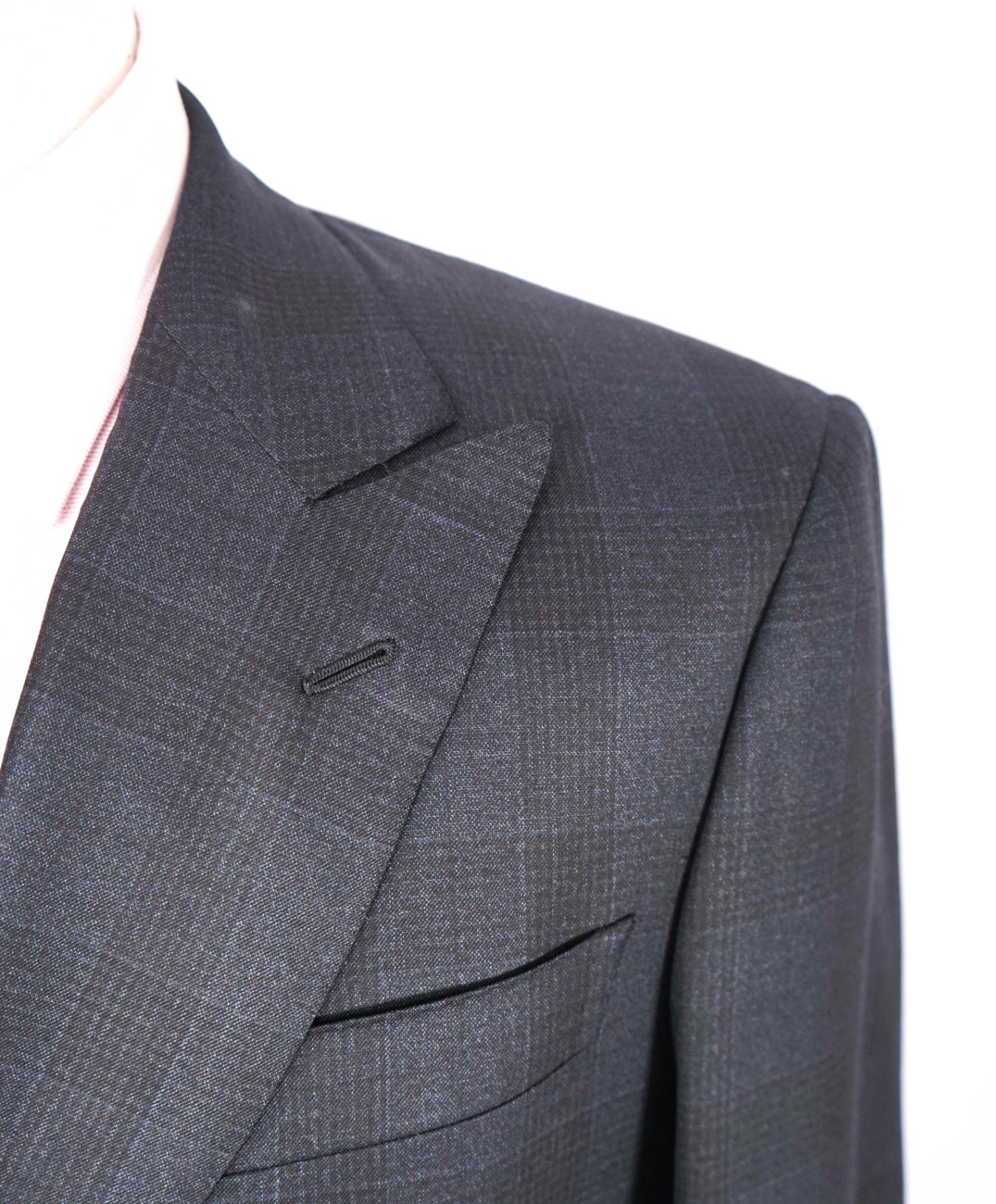 $5,850 ISAIA - Gray Double Breasted Wool Suit - Custom: Fits 40R (52EU Tag)