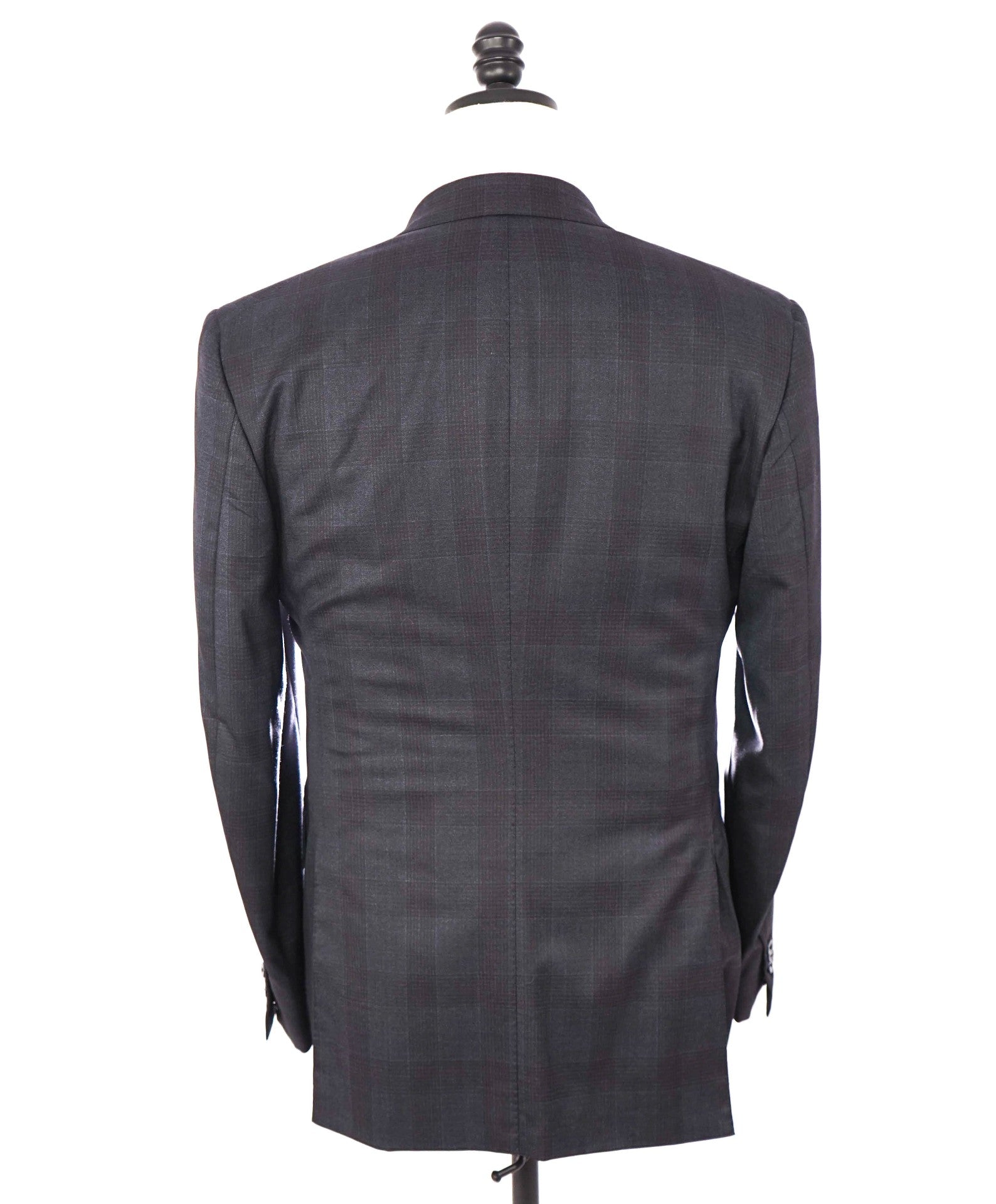 $5,850 ISAIA - Gray Double Breasted Wool Suit - Custom: Fits 40R (52EU Tag)