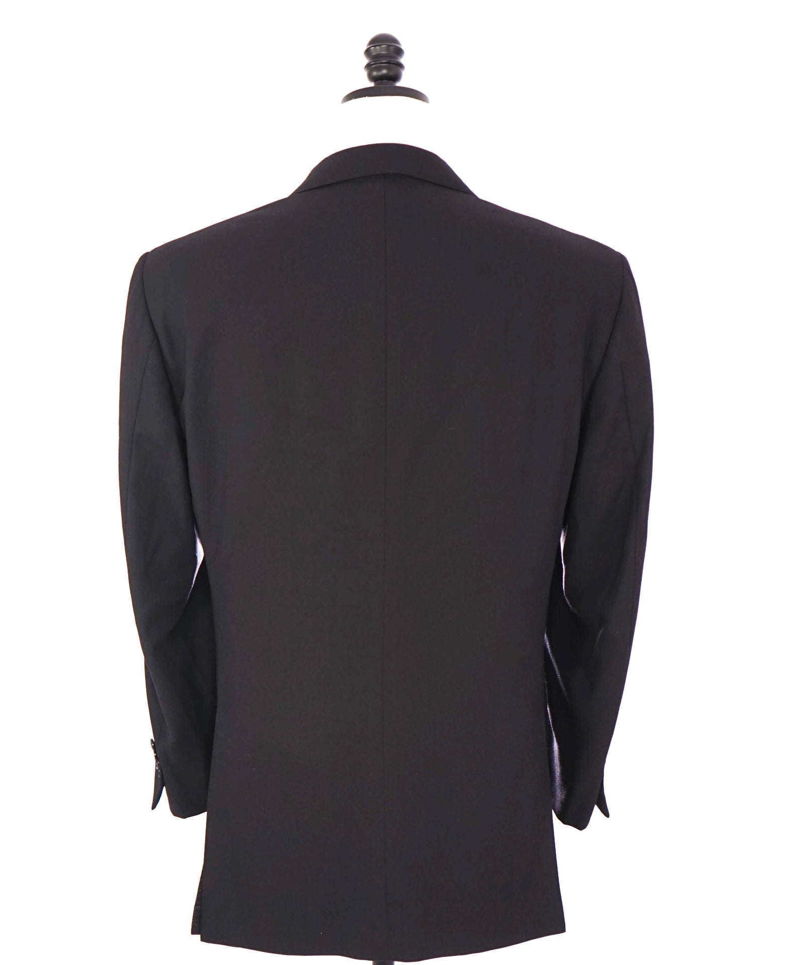 $1,895 CANALI - "TRAVEL WATER RESISTANT" Black Wool Blazer - 44R