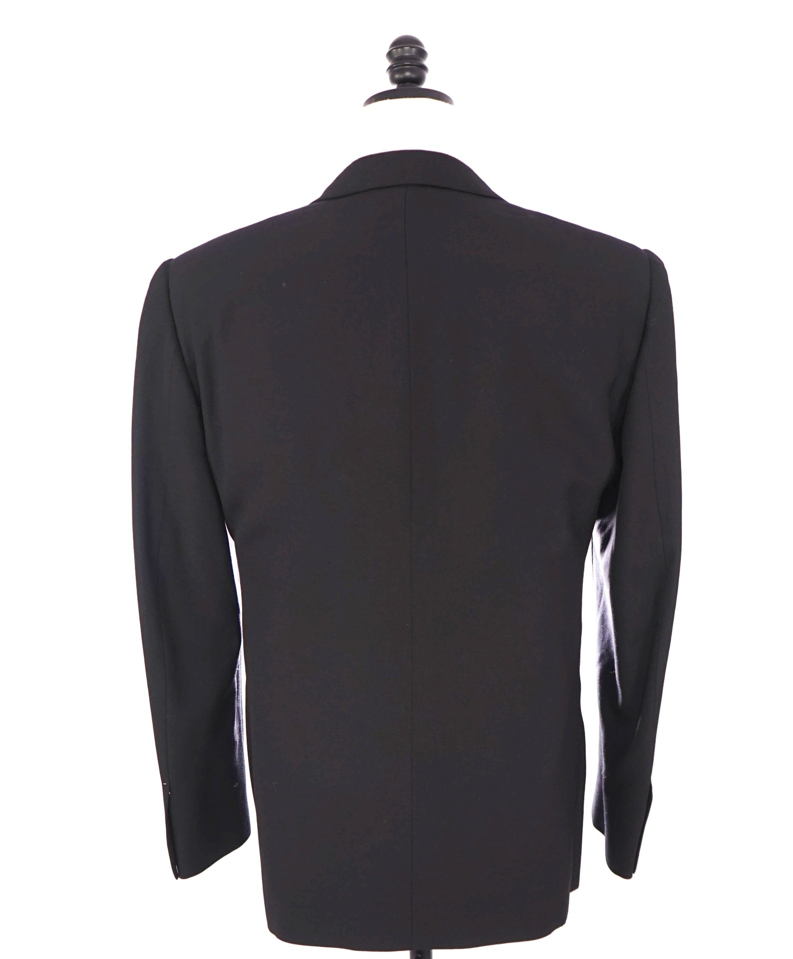 $3,795 RALPH LAUREN PURPLE LABEL - Black Notch Lapel Tuxedo Side Tabs - 42R