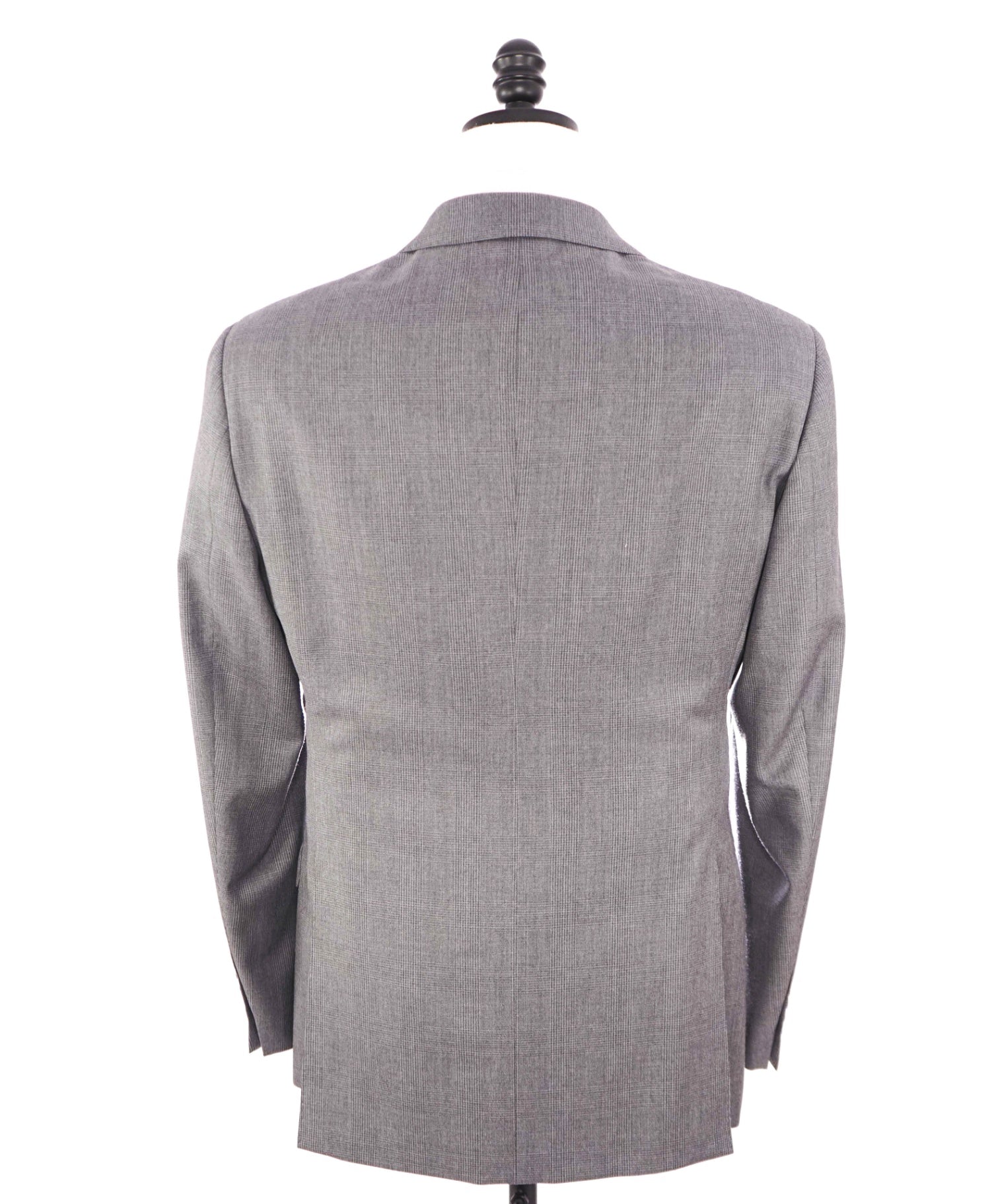 $1,995 ARMANI COLLEZIONI - Gray Plaid Wool "G LINE" Suit - 40R