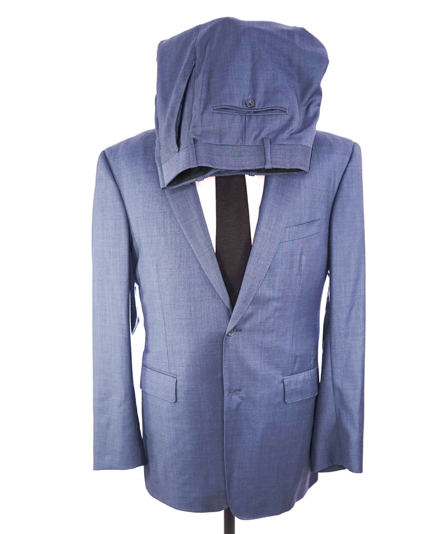 $5,950 DAVID AUGUST - *Made For MLBs Brandon League* Pastel Blue Suit - 42R