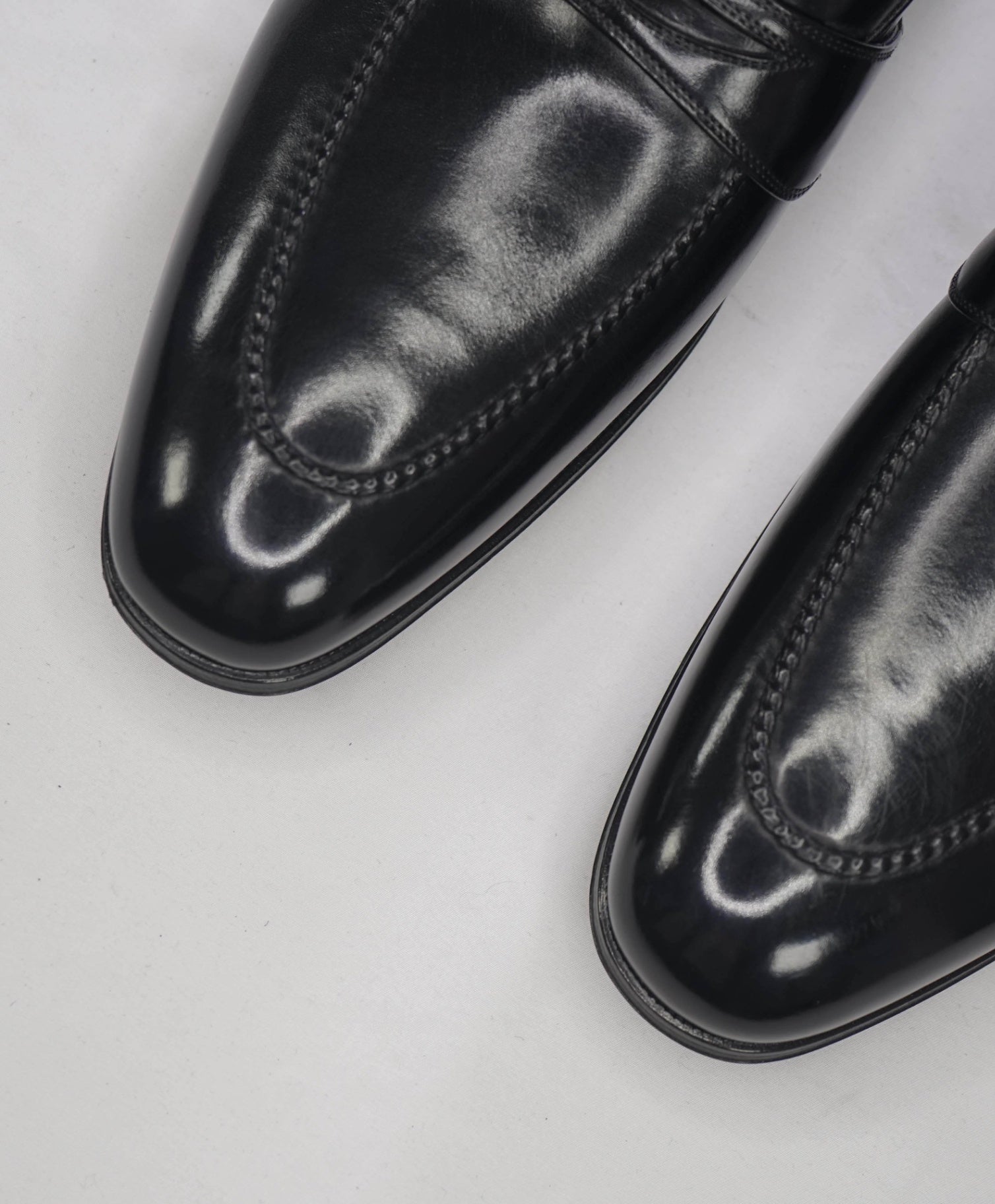 $1,790 TOM FORD - Black Leather Loafers - US 8 EEE (7.5TF)