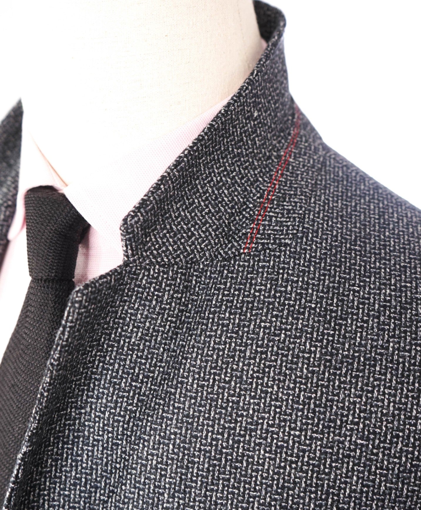 $1,199 HUGO BOSS - Textured Dark Gray Wool Blazer - 46R