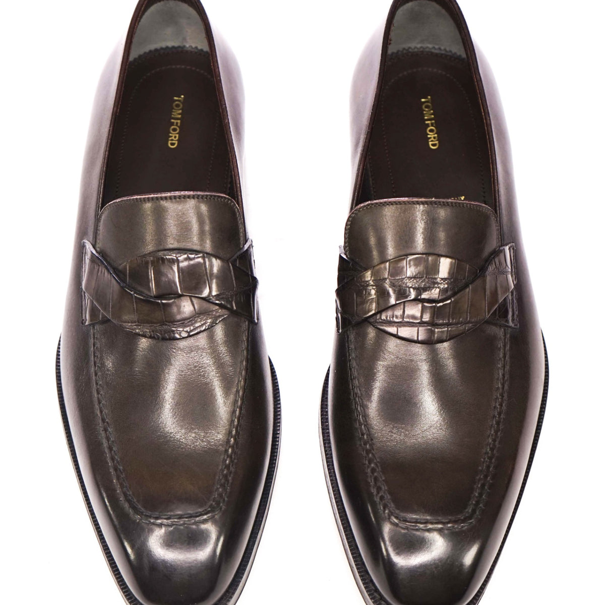 $2,250 TOM FORD - Crocodile Brown Leather  display picture 1
