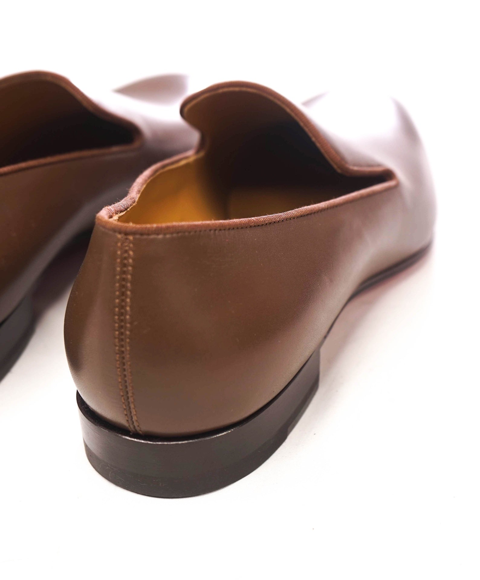 $1,250 CHRISTIAN LOUBOUTIN - *Dandelion* Brown Leather Loafers - 8 (41EU)