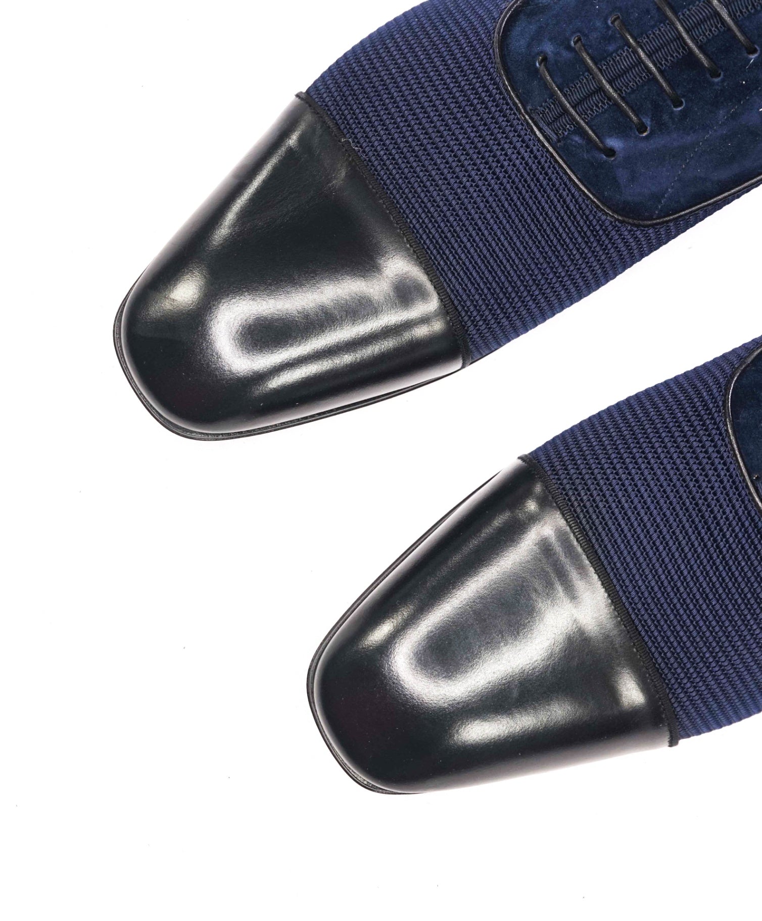 $1,050 CHRISTIAN LOUBOUTIN - *GREGGO* Suede Navy Oxfords - US 13 (46EU)