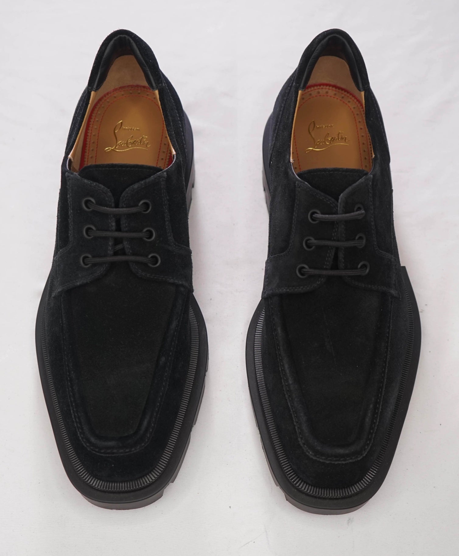 $1,195 CHRISTIAN LOUBOUTIN - "Our Georges L" Lug Sole Derby - US 9.5 (42.5EU)
