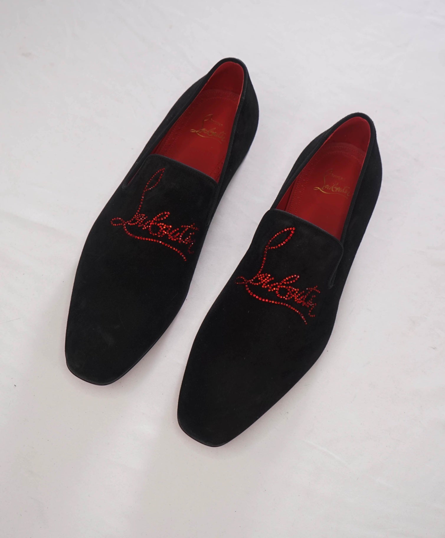 $1,100 CHRISTIAN LOUBOUTIN - *Dandelion Strass* Crystal Loafers - 8.5 (41.5EU)