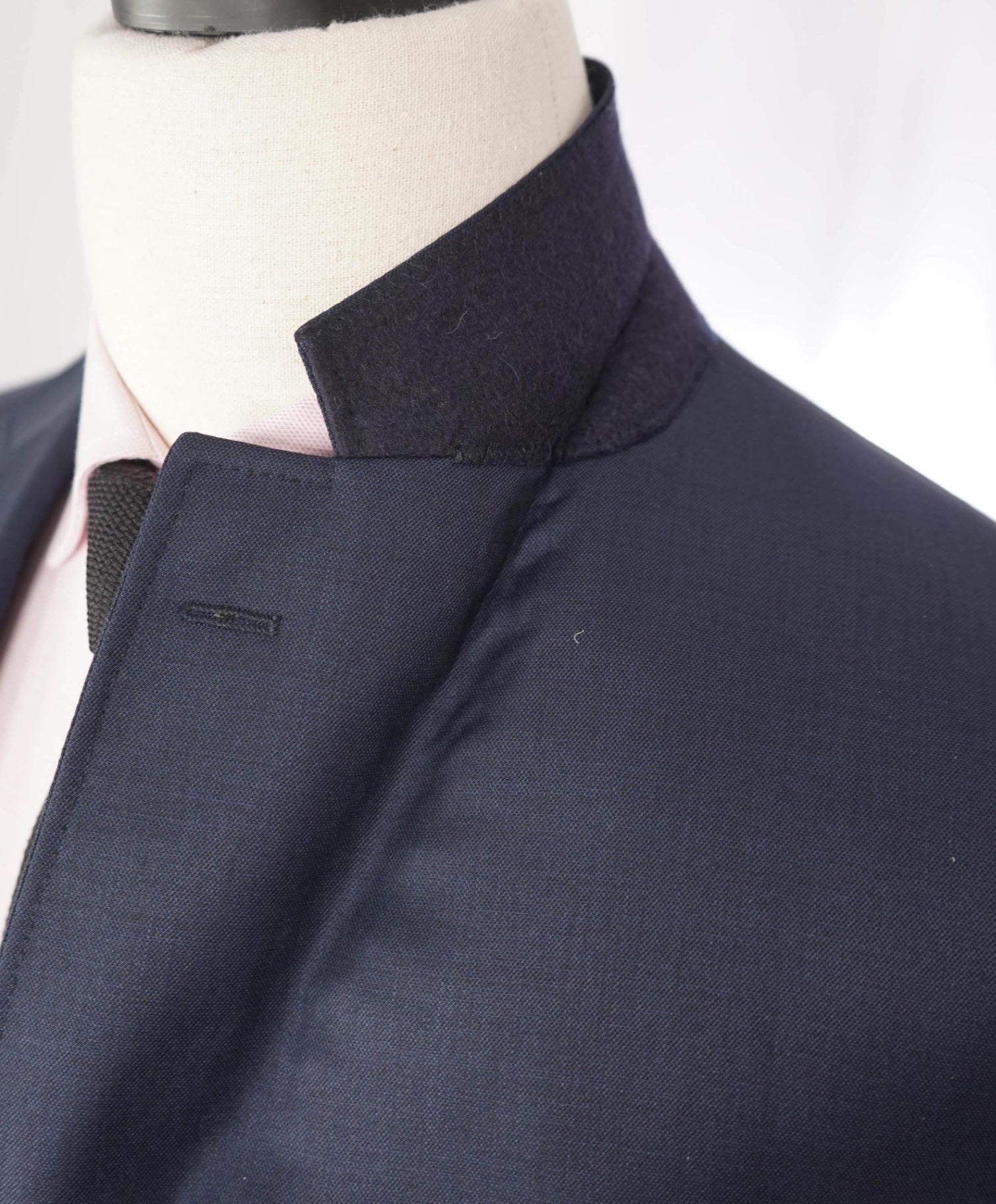 $595 TED BAKER - Solid Navy Blue Wool Blazer - 44R