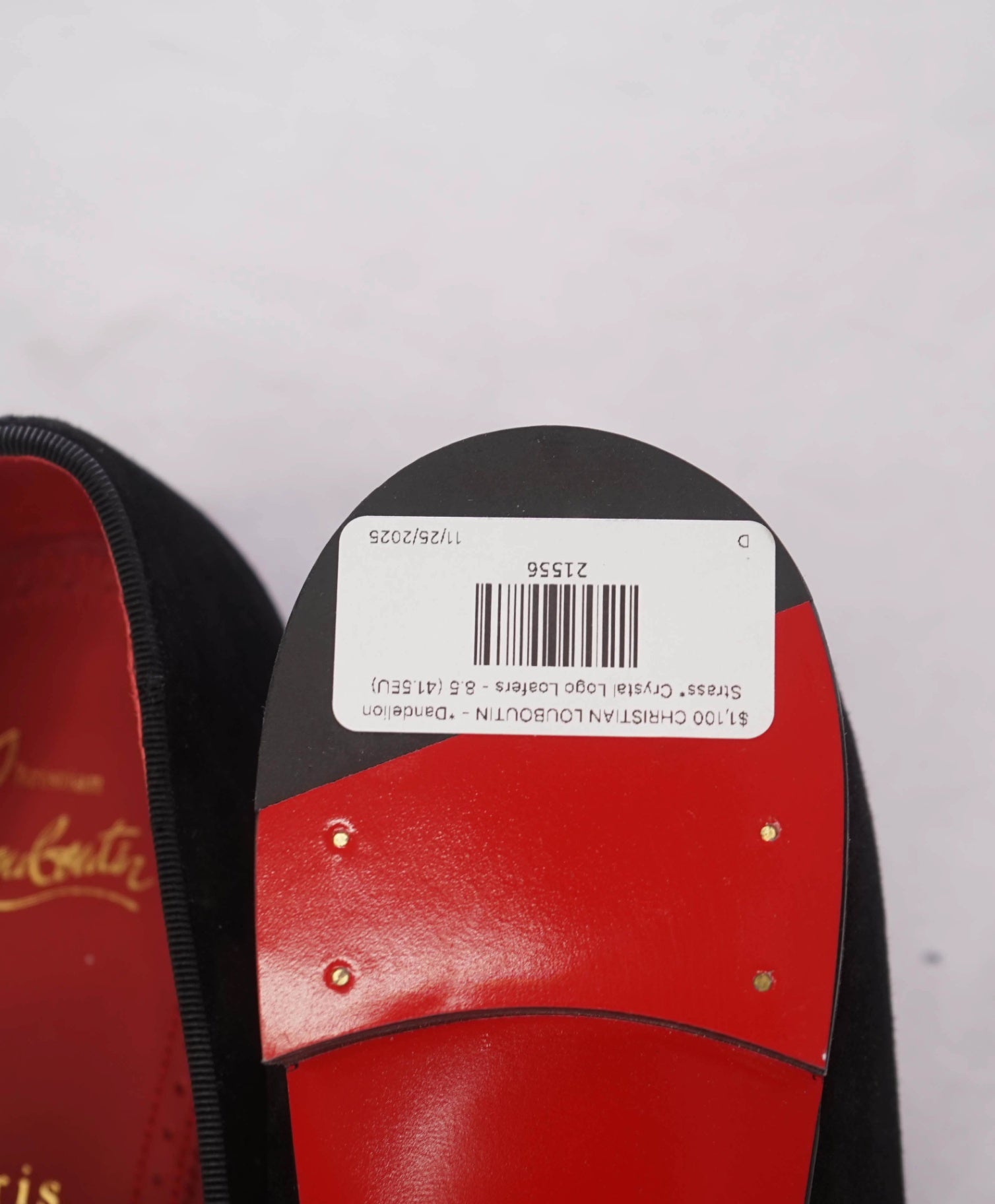 $1,100 CHRISTIAN LOUBOUTIN - *Dandelion Strass* Crystal Loafers - 8.5 (41.5EU)