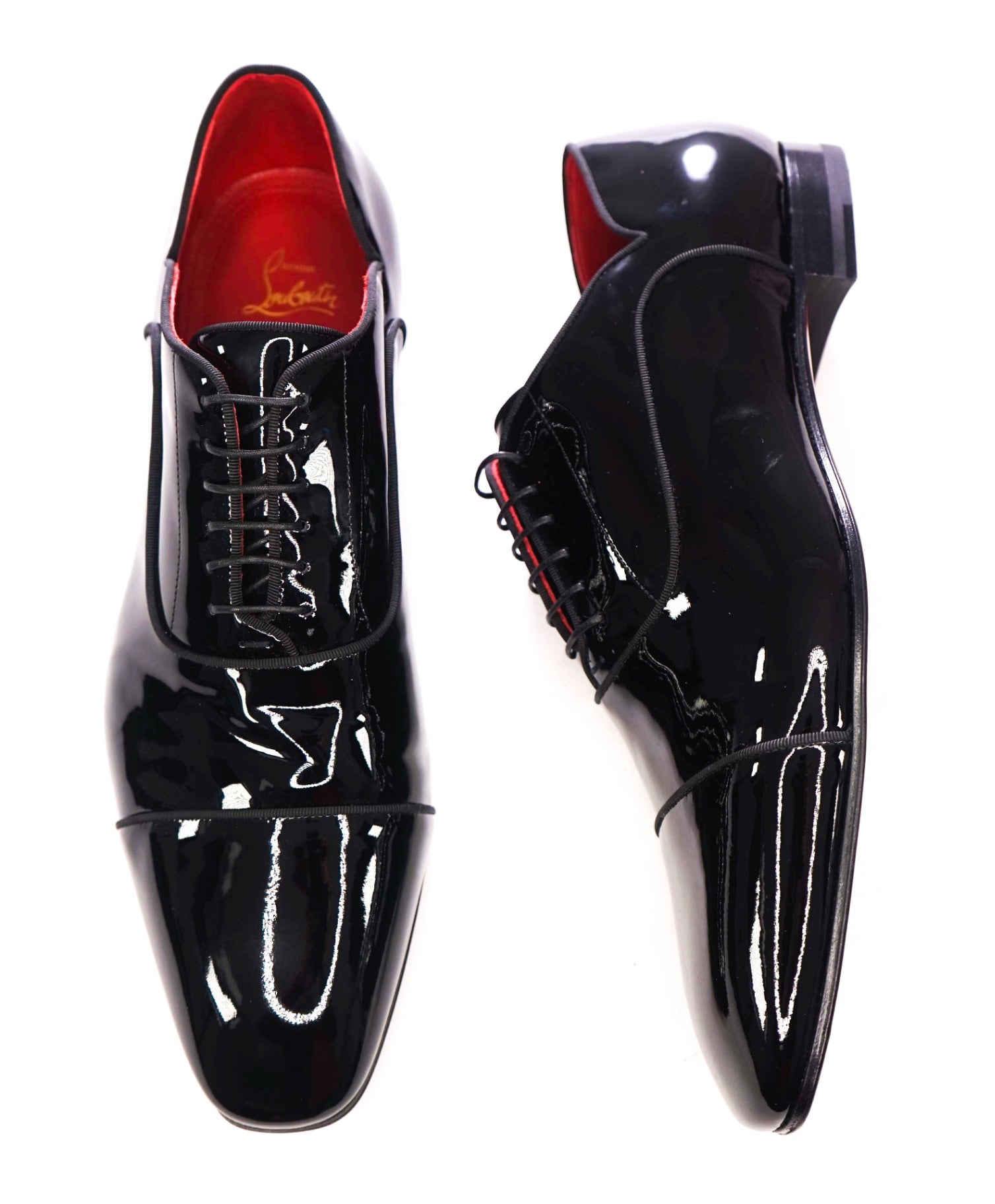 $1,050 Christian Louboutin - Black "Greggy Chick" Oxford - US 13 (46EU)