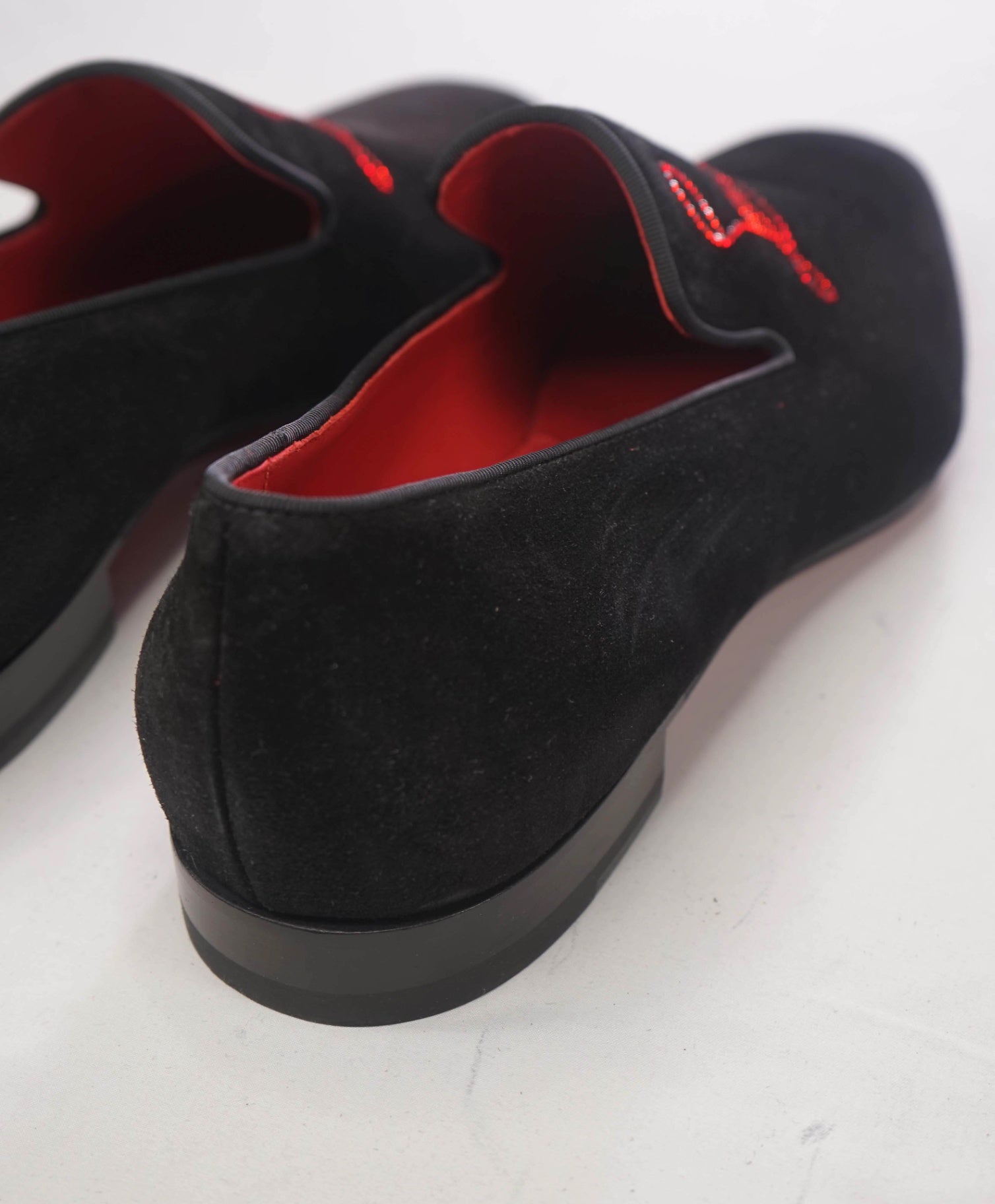 $1,100 CHRISTIAN LOUBOUTIN - *Dandelion Strass* Crystal Loafers - 13.5 (46.5EU)