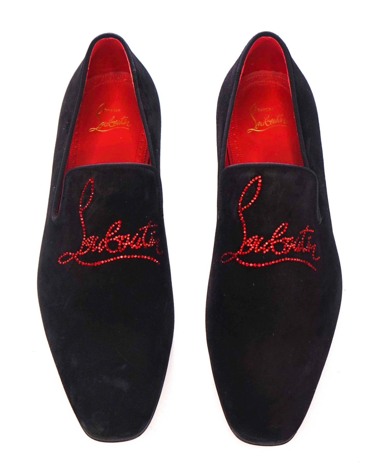 $1,100 CHRISTIAN LOUBOUTIN - *Dandelion Strass* Crystal Loafers - 8.5 (41.5EU)