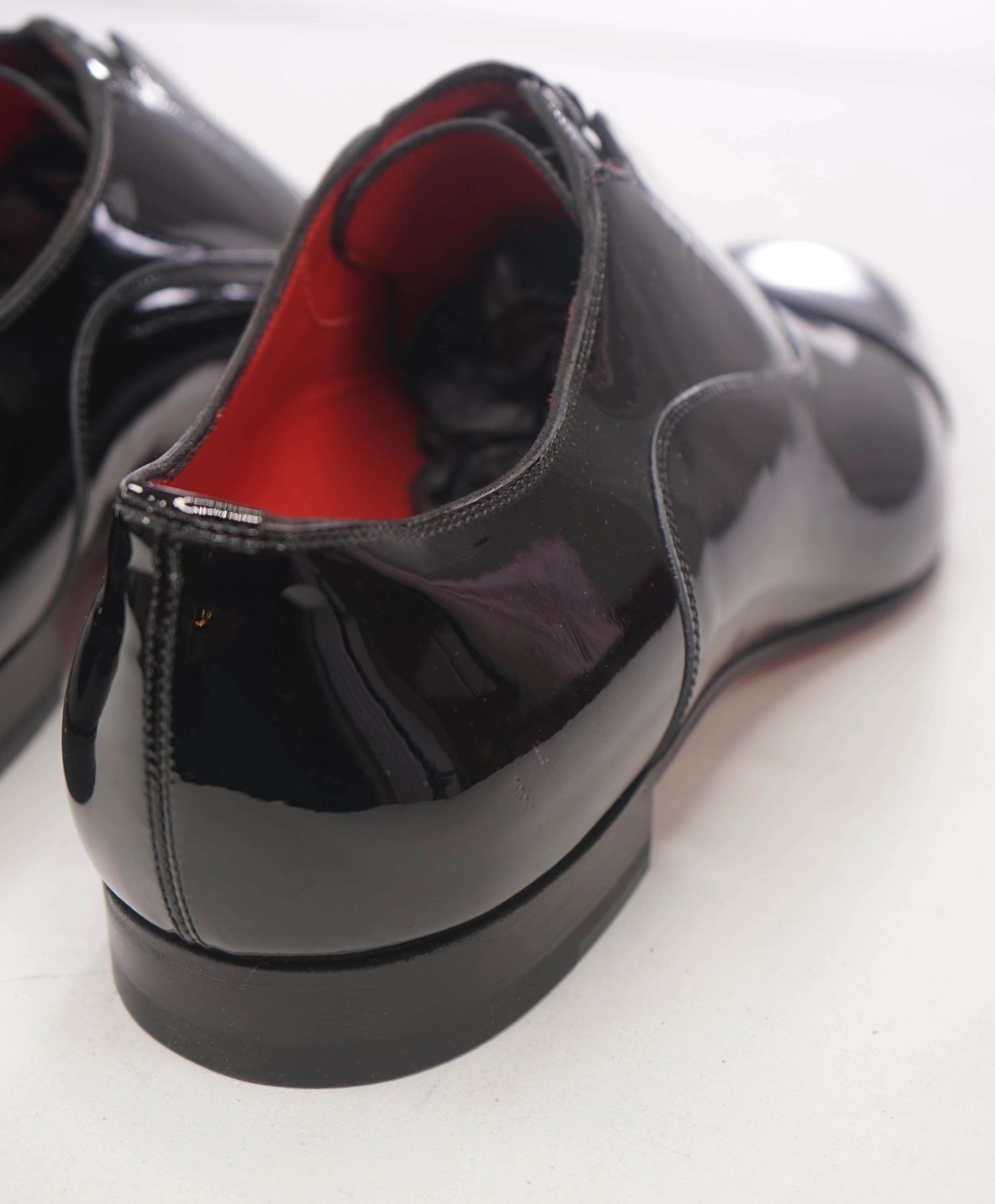 $1,100 Christian Louboutin - Black "GREGHOST" Patent Oxfords - US 12.5 (45.5EU)
