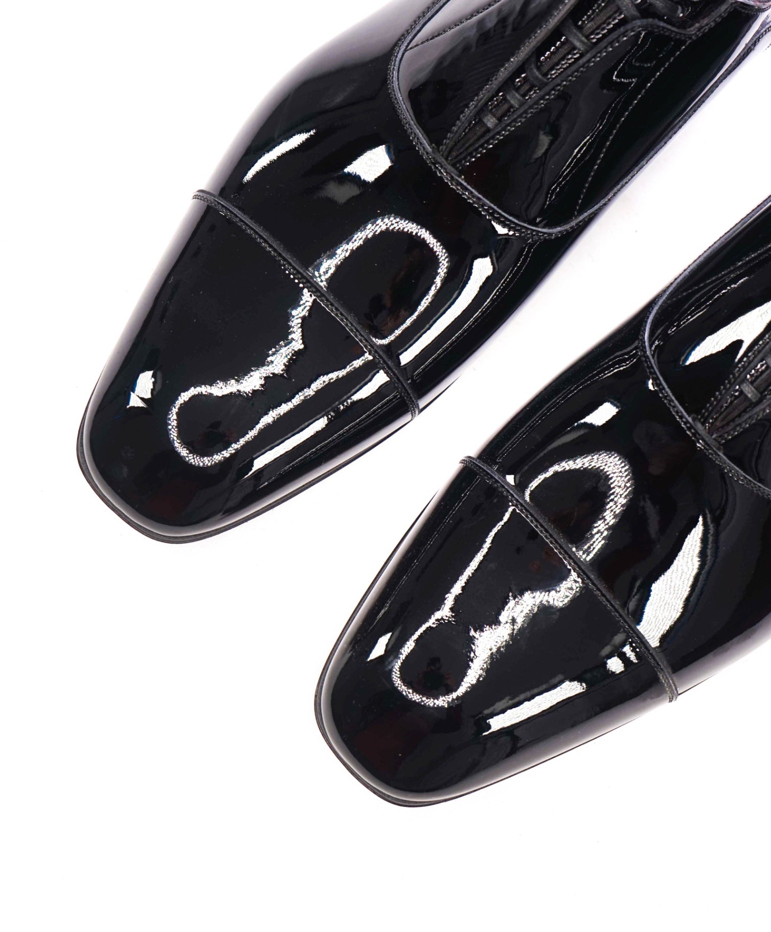 $1,100 Christian Louboutin - Black "GREGHOST" Patent Oxfords - US 12.5 (45.5EU)