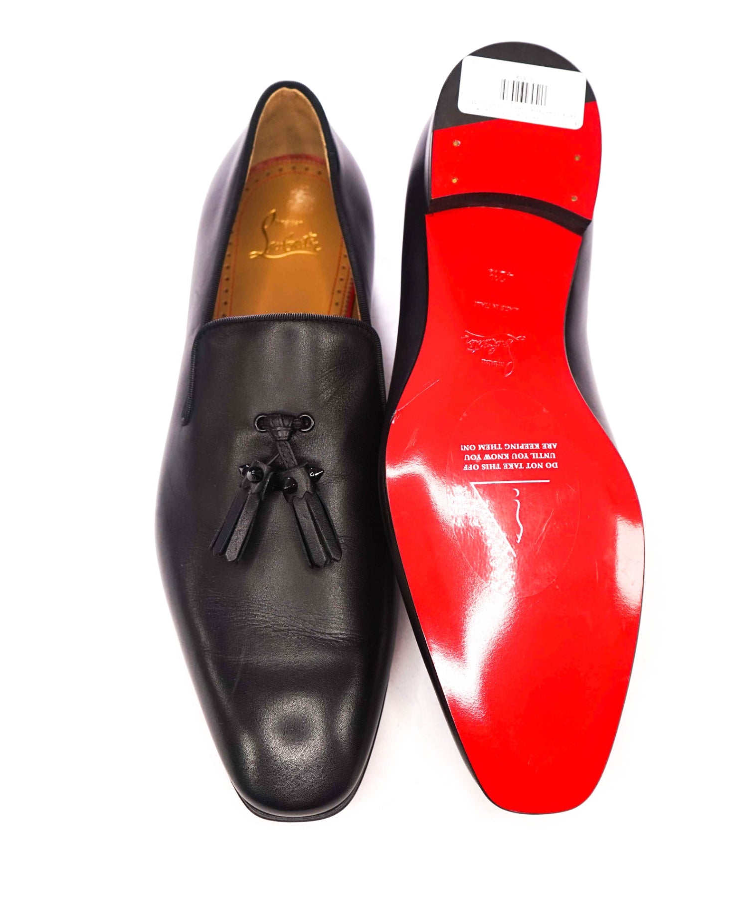 $1,050 CHRISTIAN LOUBOUTIN - *Dandelion* Leather Spike Tassel Loafers - US 9.5 (42.5EU)