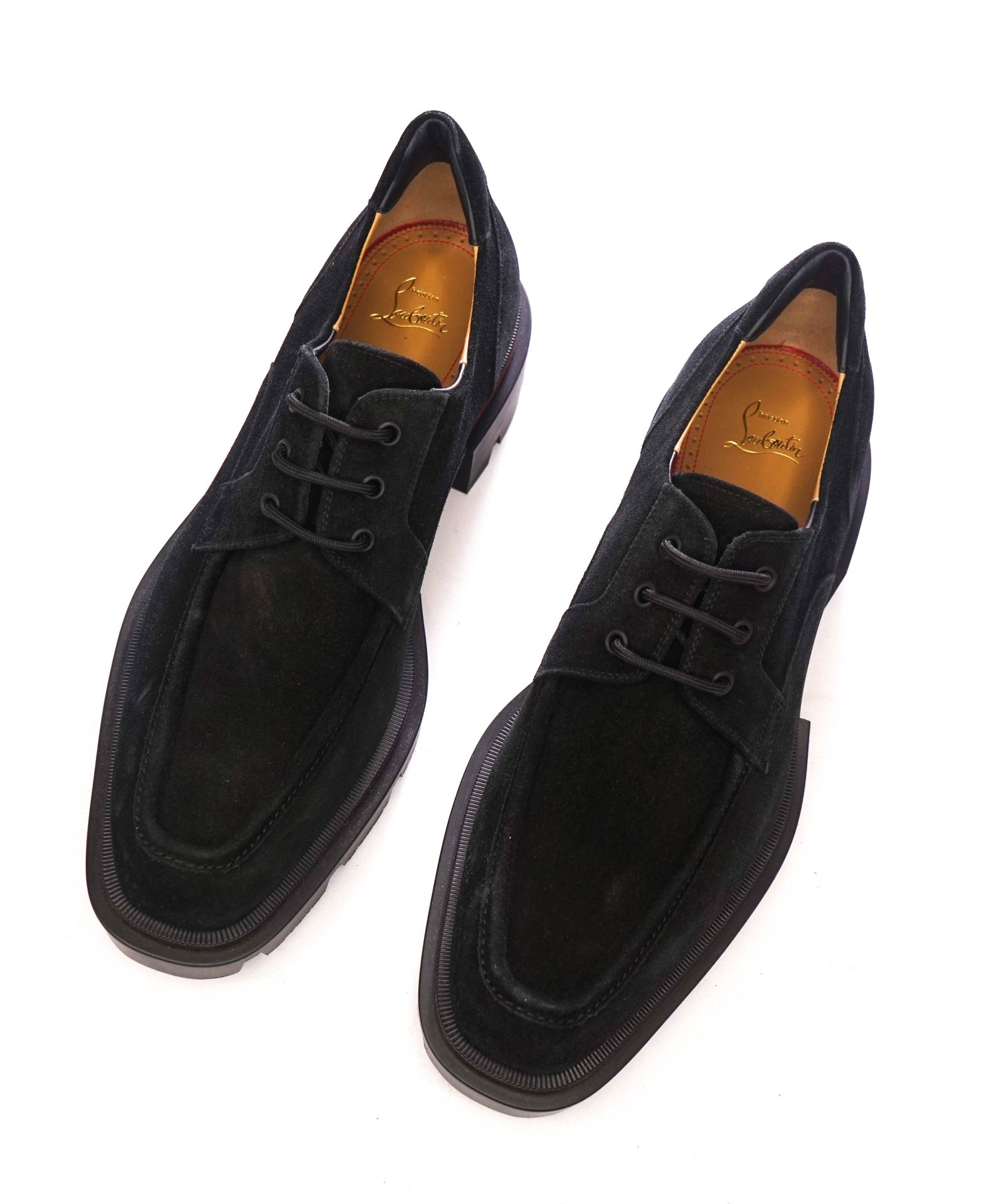 $1,195 CHRISTIAN LOUBOUTIN - "Our Georges L" Lug Sole Derby - US 13 (46EU)