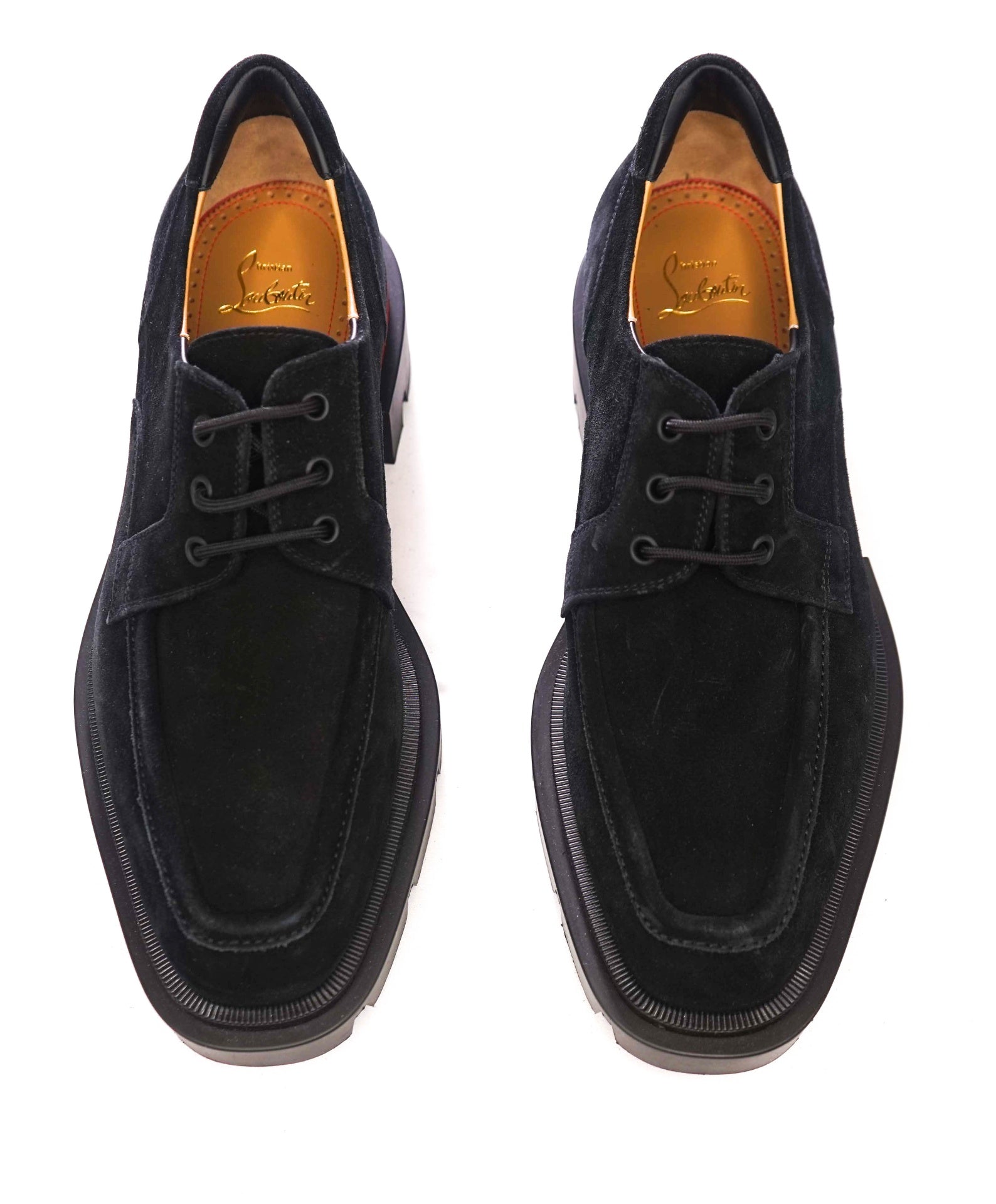 $1,195 CHRISTIAN LOUBOUTIN - "Our Georges L" Lug Sole Derby - US 9.5 (42.5EU)