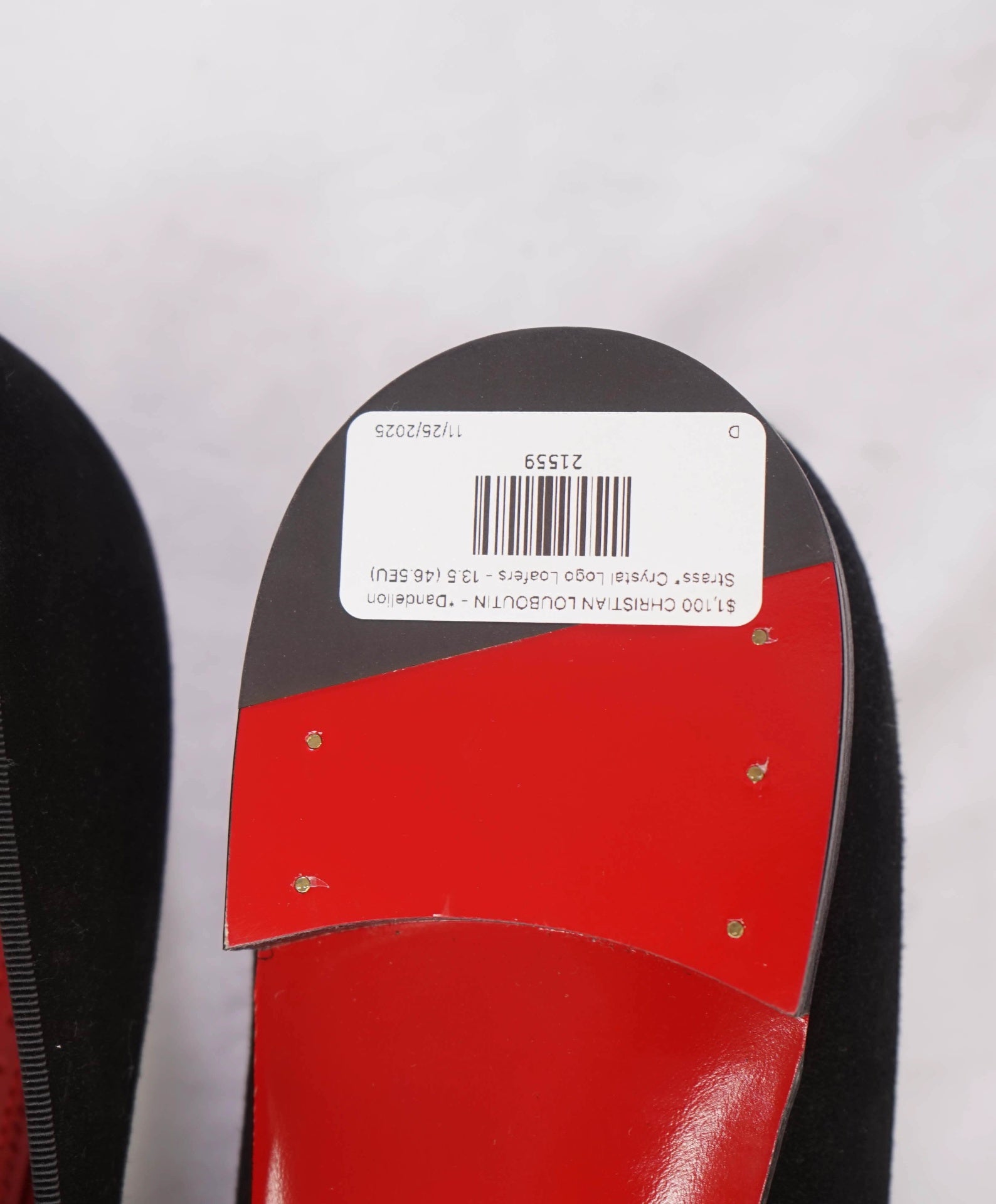 $1,100 CHRISTIAN LOUBOUTIN - *Dandelion Strass* Crystal Loafers - 13.5 (46.5EU)