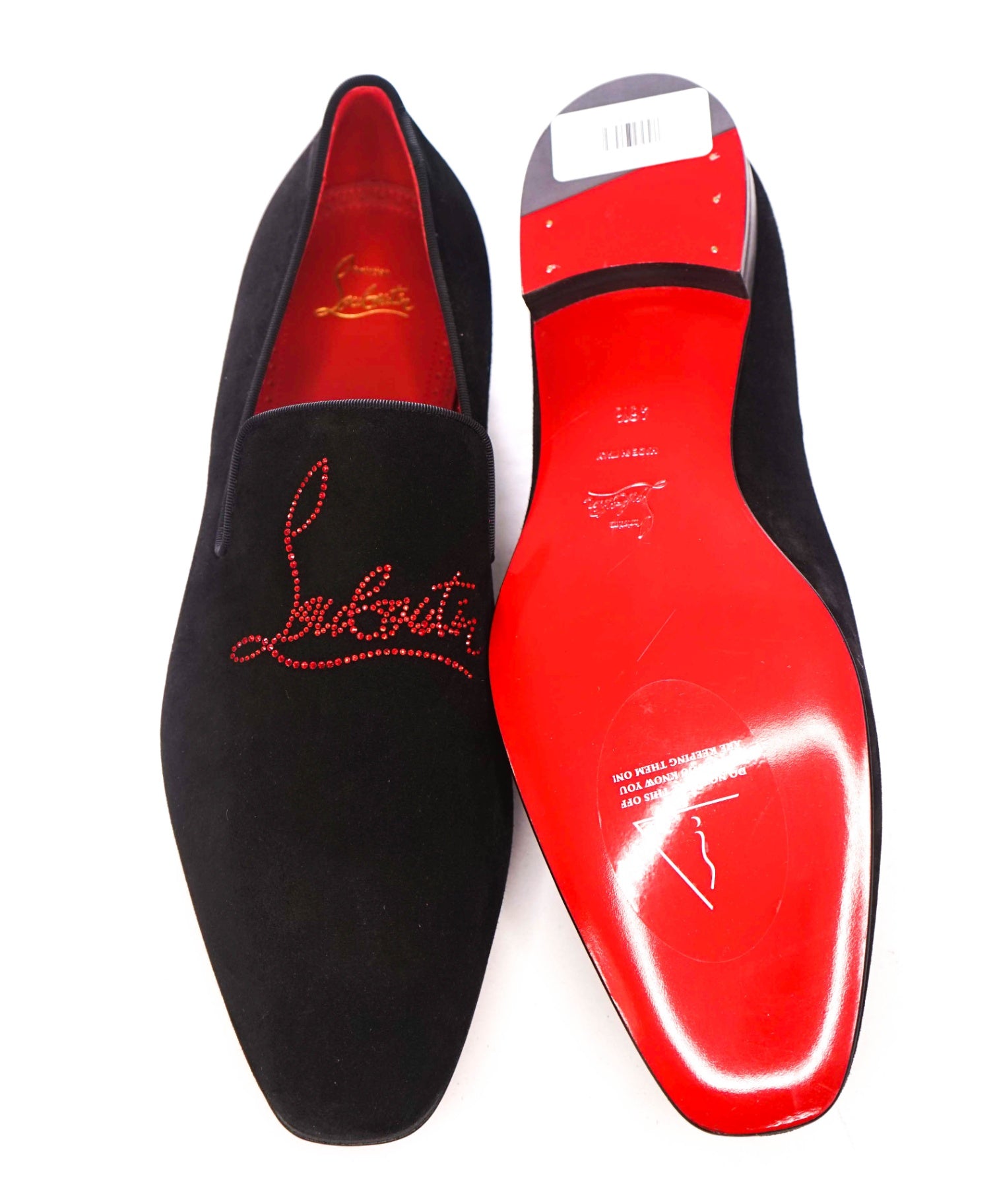 $1,100 CHRISTIAN LOUBOUTIN - *Dandelion Strass* Crystal Loafers - 13.5 (46.5EU)
