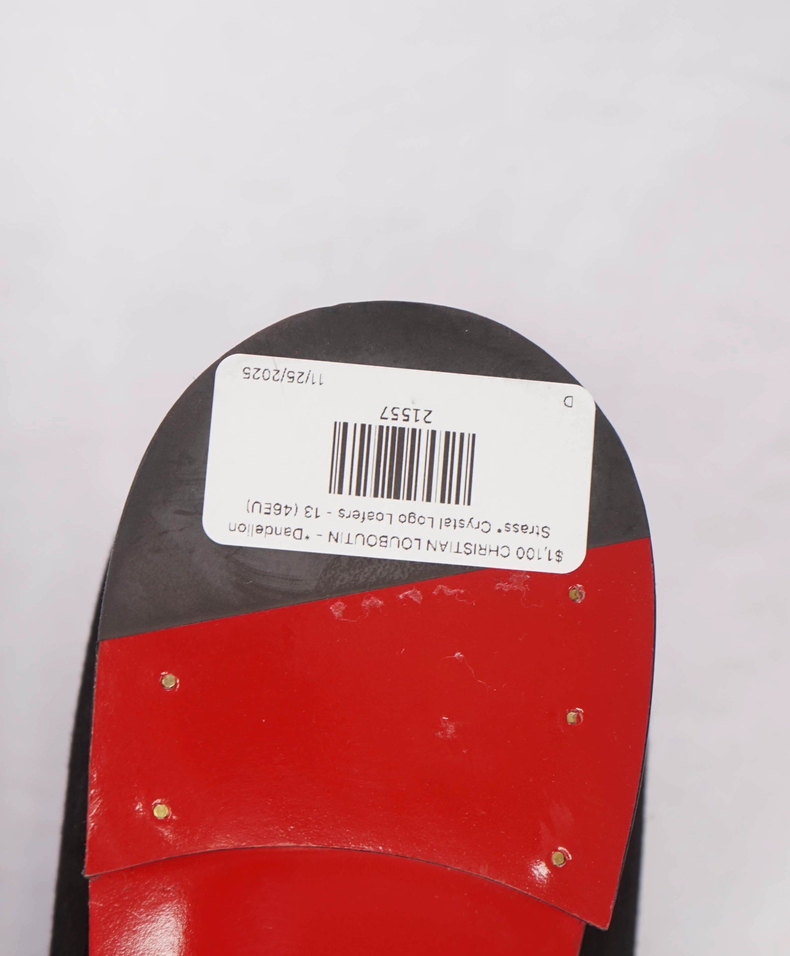 $1,100 CHRISTIAN LOUBOUTIN - *Dandelion Strass* Crystal Loafers - 13 (46EU)