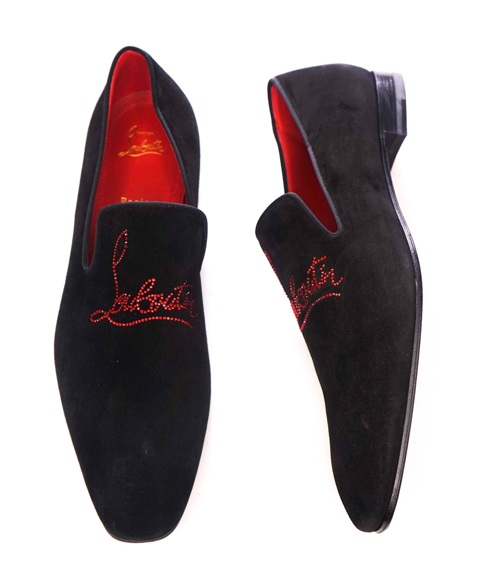 $1,100 CHRISTIAN LOUBOUTIN - *Dandelion Strass* Crystal Loafers - 13 (46EU)