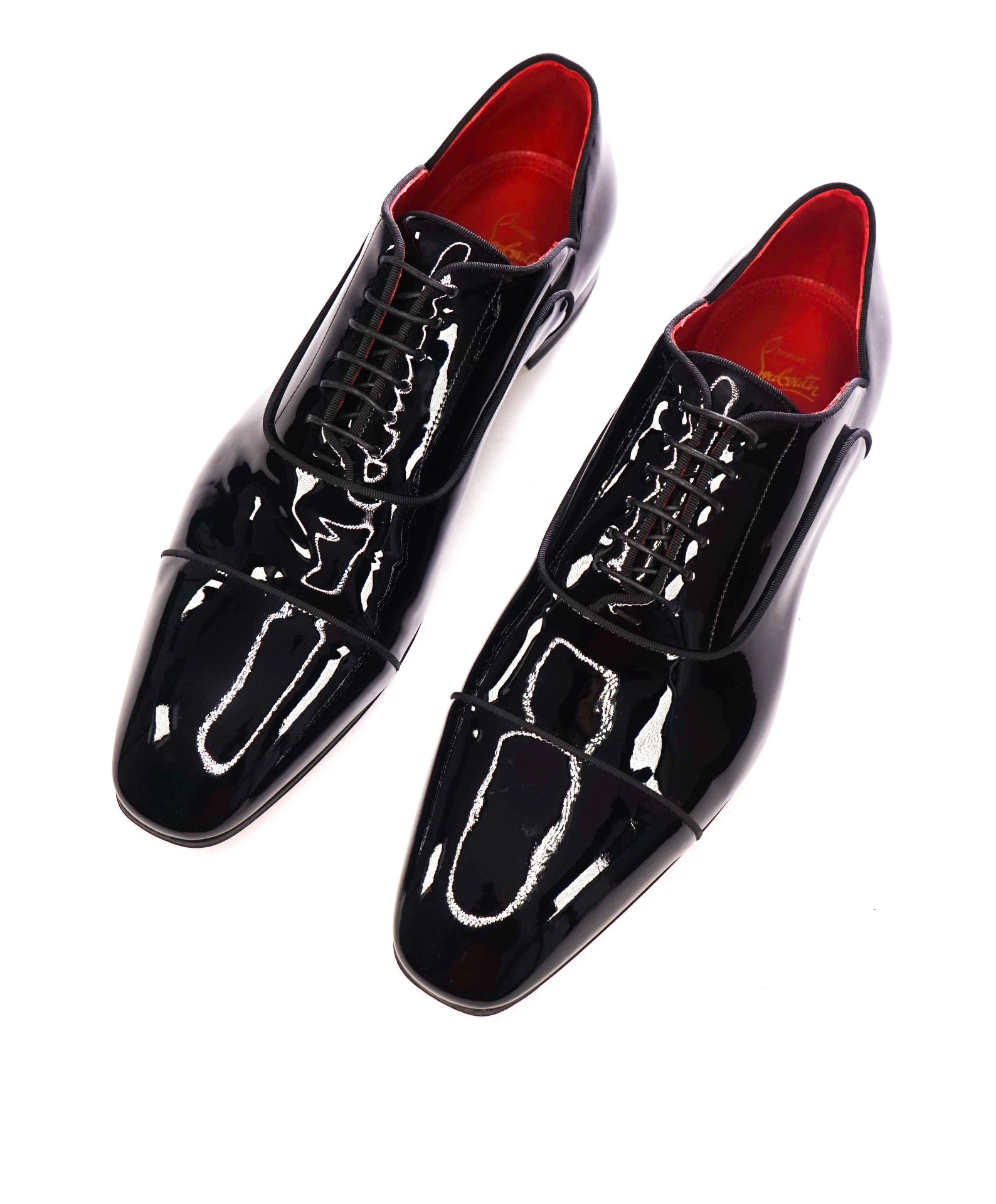 $1,050 Christian Louboutin - Black "Greggy Chick" Oxford - US 13 (46EU)
