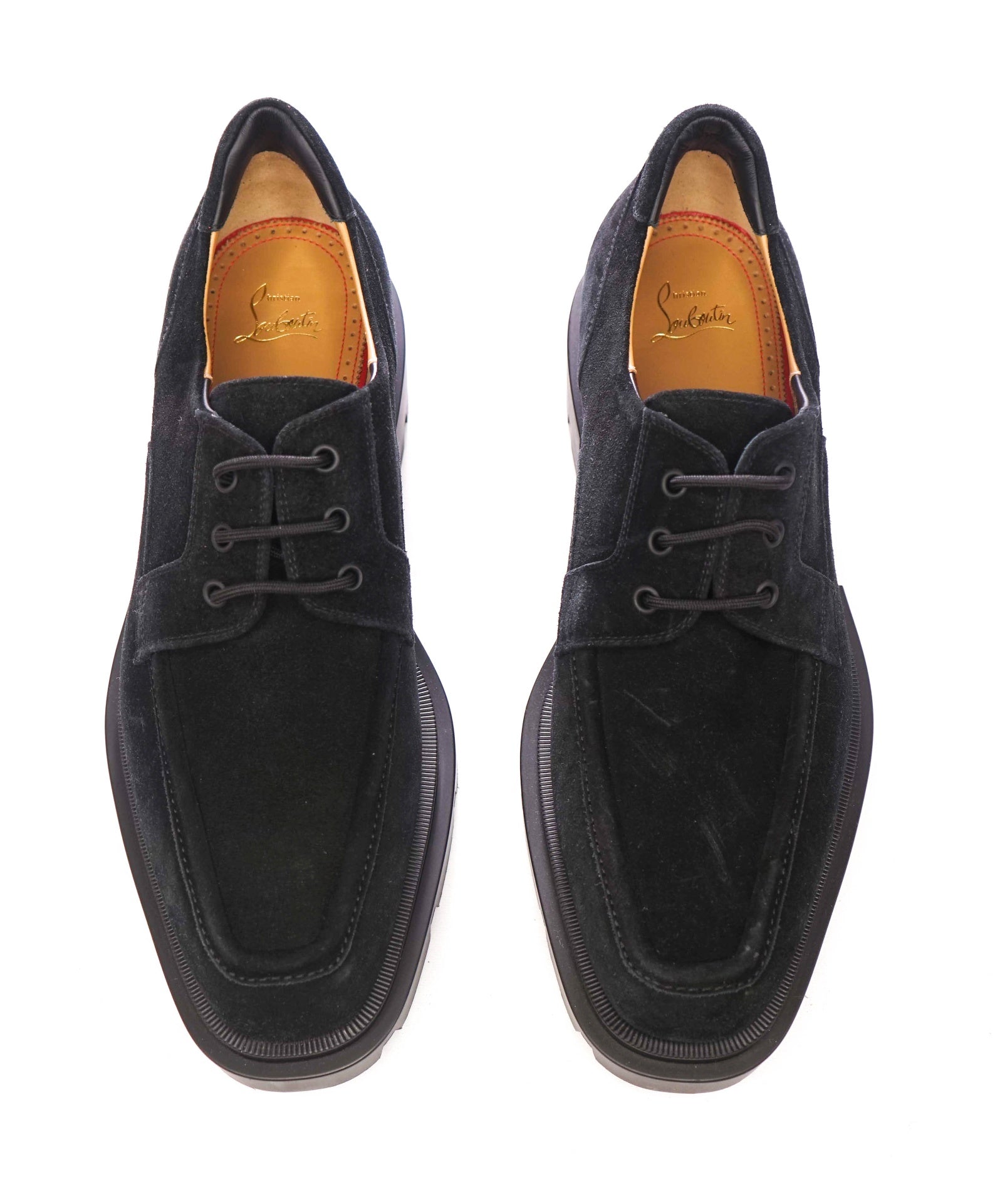 $1,195 CHRISTIAN LOUBOUTIN - "Our Georges L" Lug Sole Derby - US 12 (45EU)