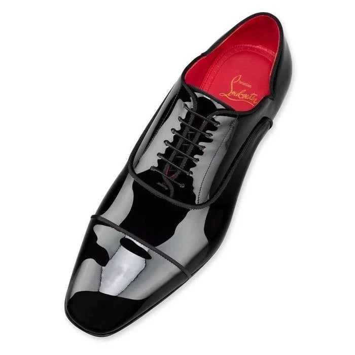 $1,050 Christian Louboutin - Black "Greggy Chick" Oxford - US 13 (46EU)