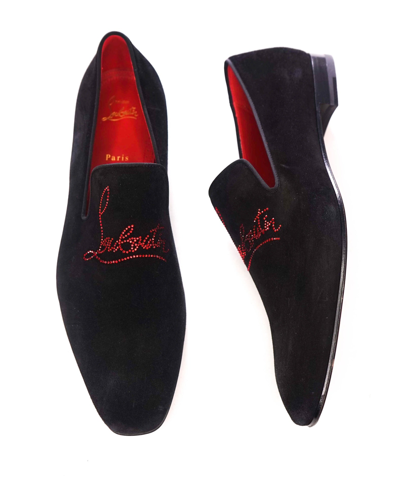 $1,100 CHRISTIAN LOUBOUTIN - *Dandelion Strass* Crystal Loafers - 13.5 (46.5EU)