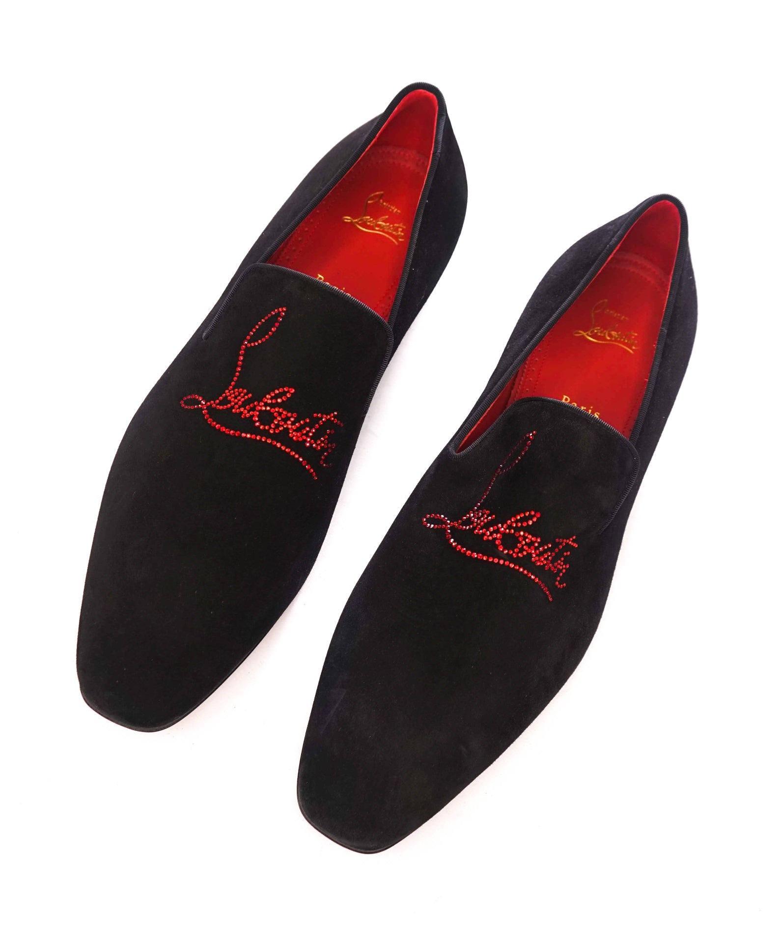 $1,100 CHRISTIAN LOUBOUTIN - *Dandelion Strass* Crystal Loafers - 13.5 (46.5EU)