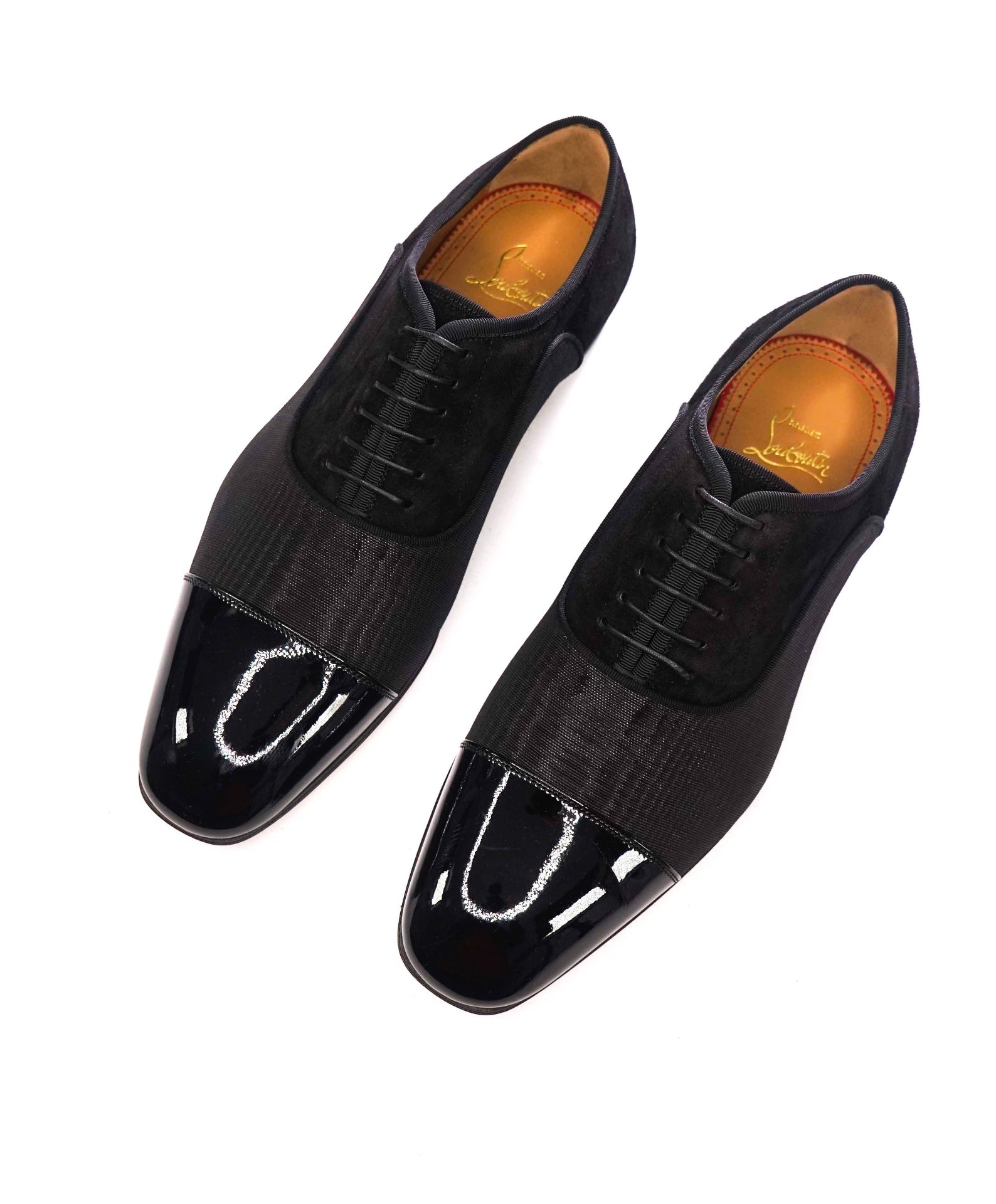 $1,050 CHRISTIAN LOUBOUTIN - *GREGGO* Black Oxfords US 7 (40EU)