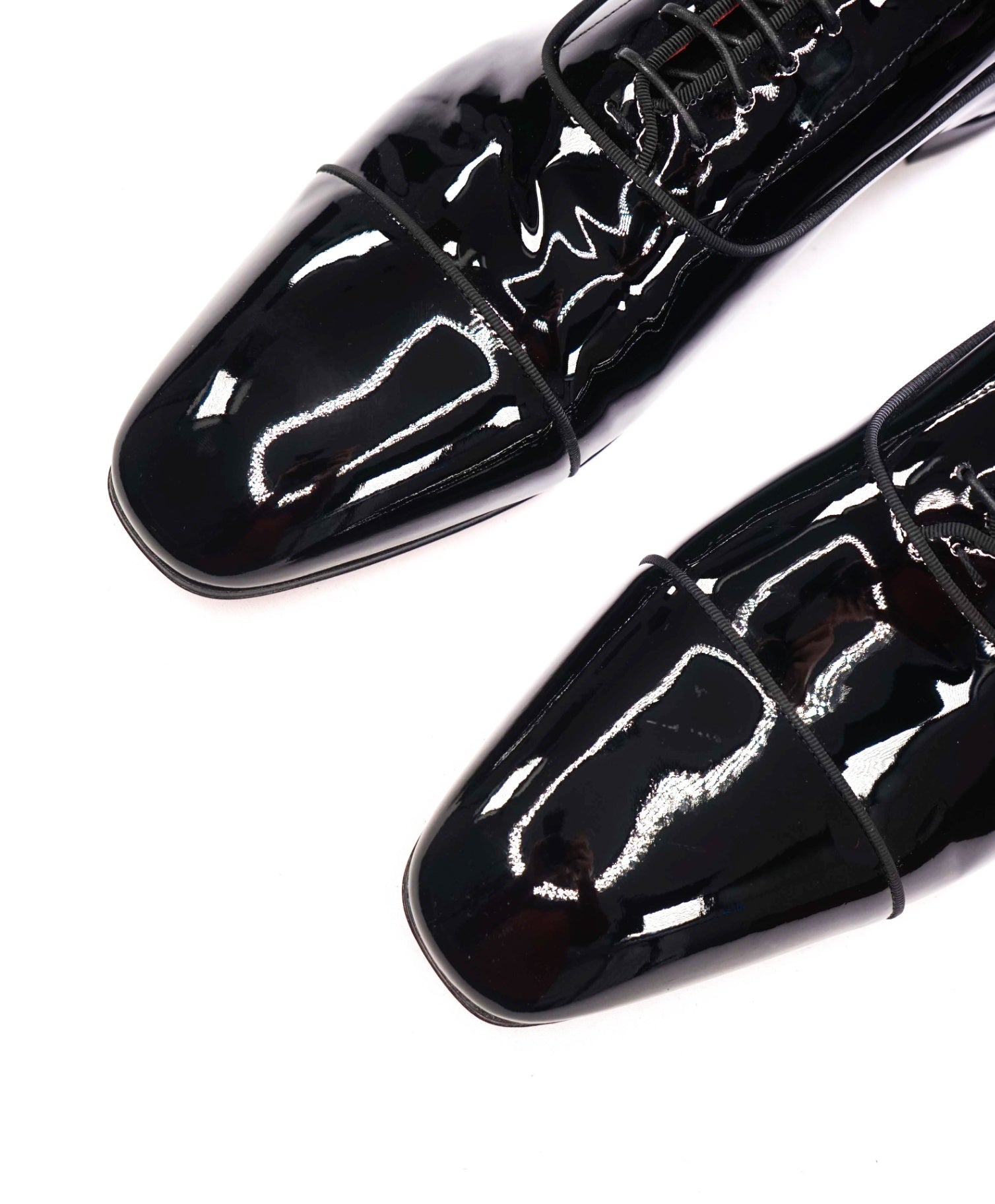 $1,050 Christian Louboutin - Black "Greggy Chick" Oxford - US 13 (46EU)