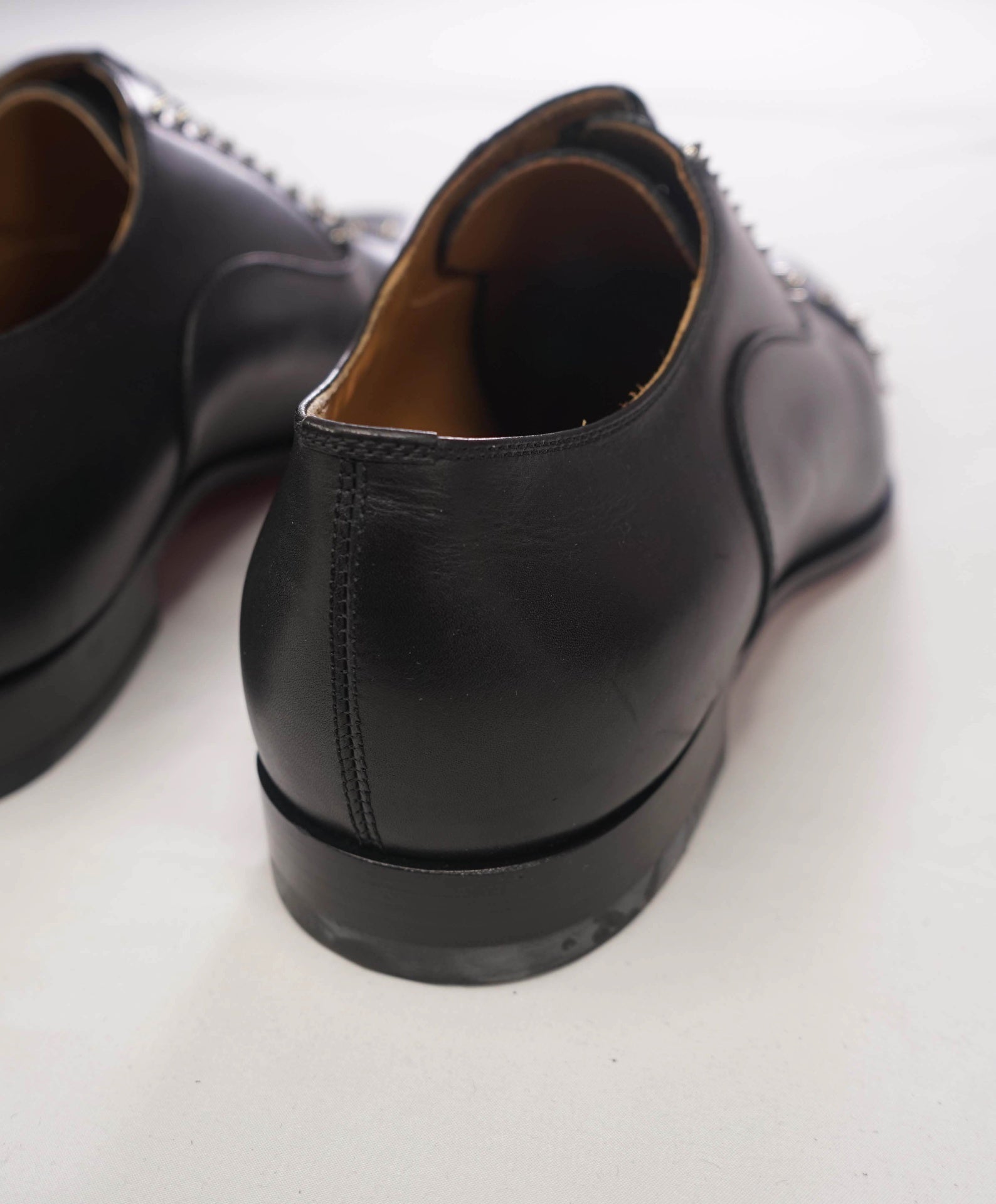 $1,200 CHRISTIAN LOUBOUTIN - *CLOOCLOO* Black Spike Oxfords - US 9 (42EU)