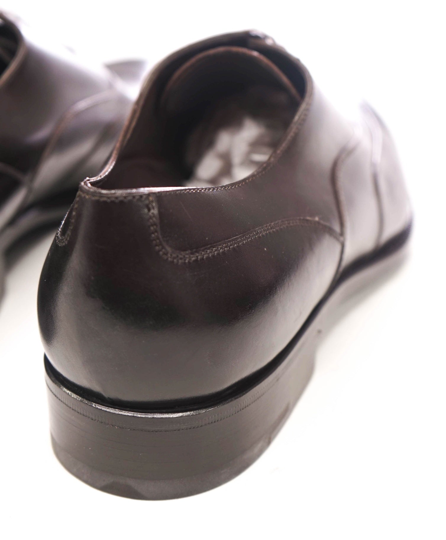 $795 ZEGNA - Brown Leather Wingtip Oxfords - US 12 (11UK)