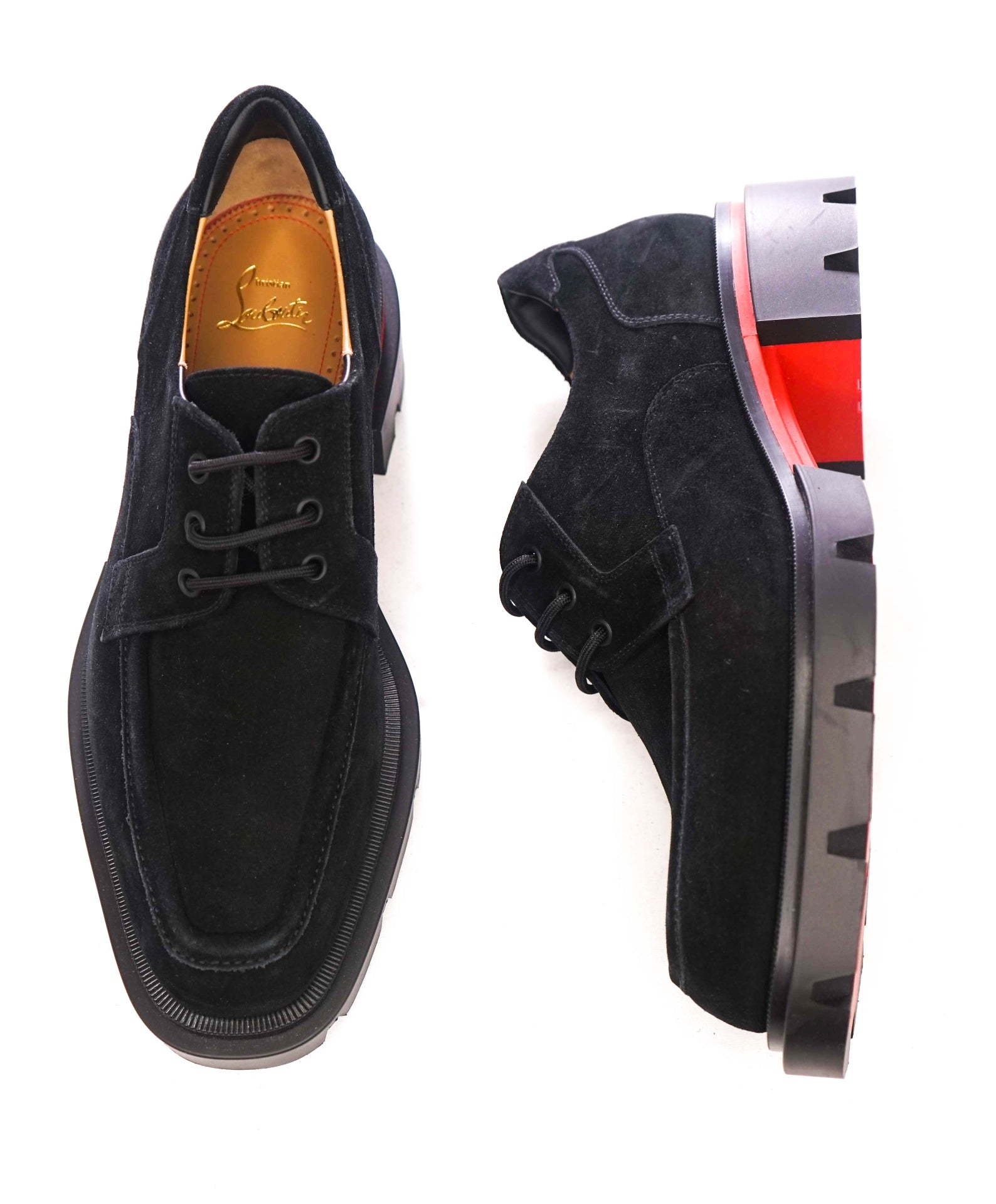 $1,195 CHRISTIAN LOUBOUTIN - "Our Georges L" Lug Sole Derby - US 9.5 (42.5EU)