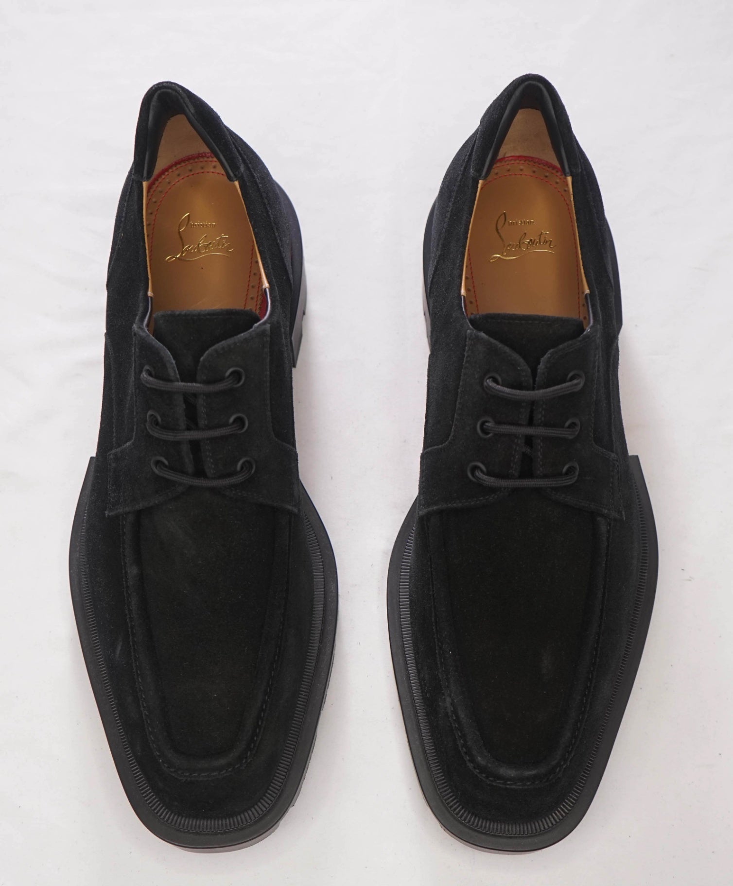 $1,195 CHRISTIAN LOUBOUTIN - "Our Georges L" Lug Sole Derby - US 13 (46EU)