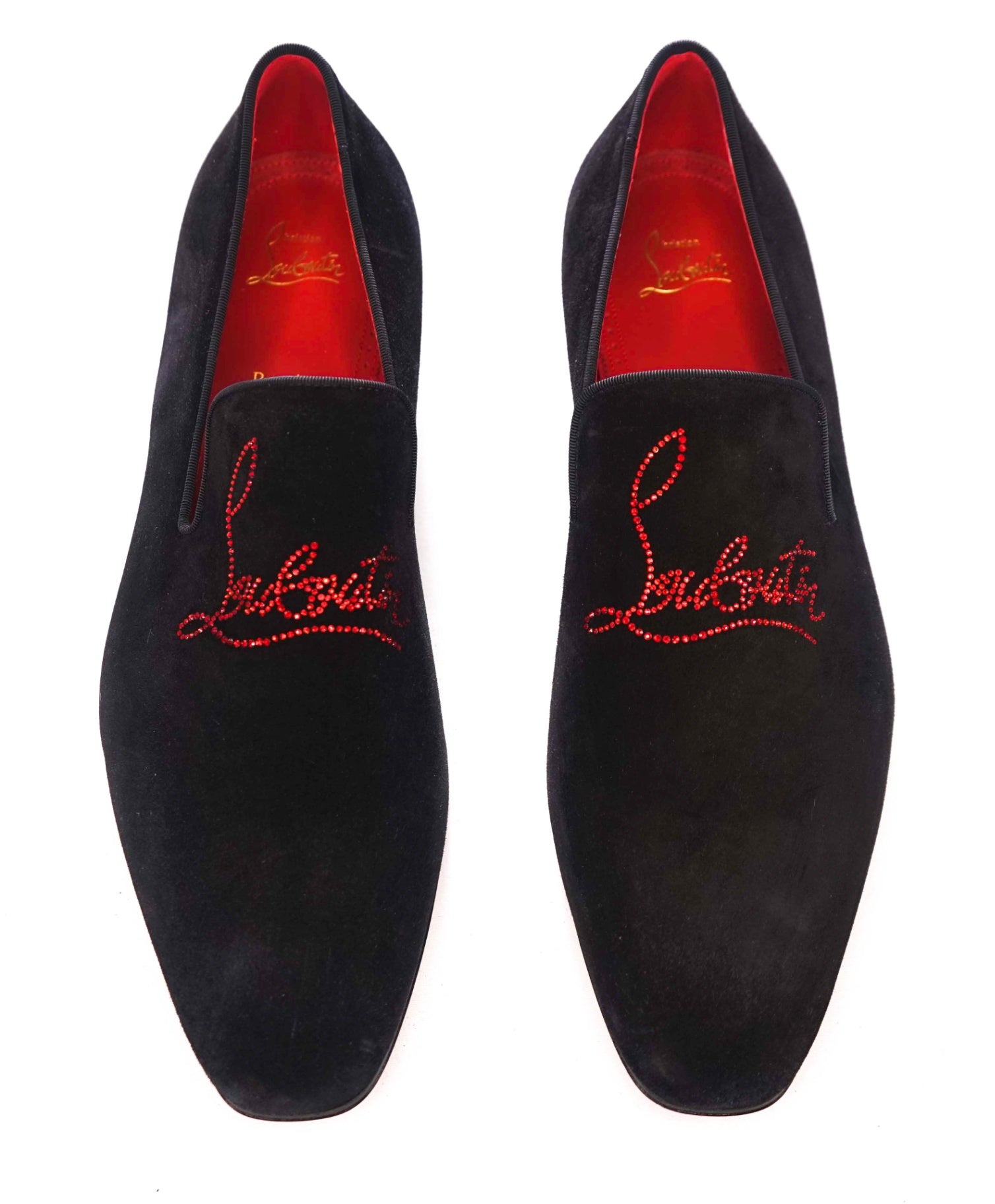 $1,100 CHRISTIAN LOUBOUTIN - *Dandelion Strass* Crystal Loafers - 13.5 (46.5EU)