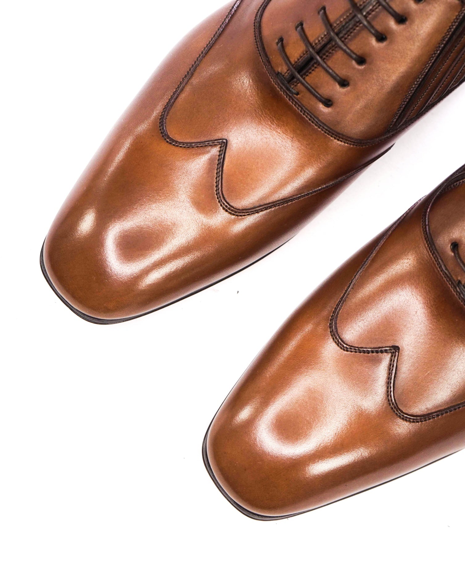 $1,145 CHRISTIAN LOUBOUTIN - Brown *MY ARMOR" Oxfords - US 8.5 (EU41.5)