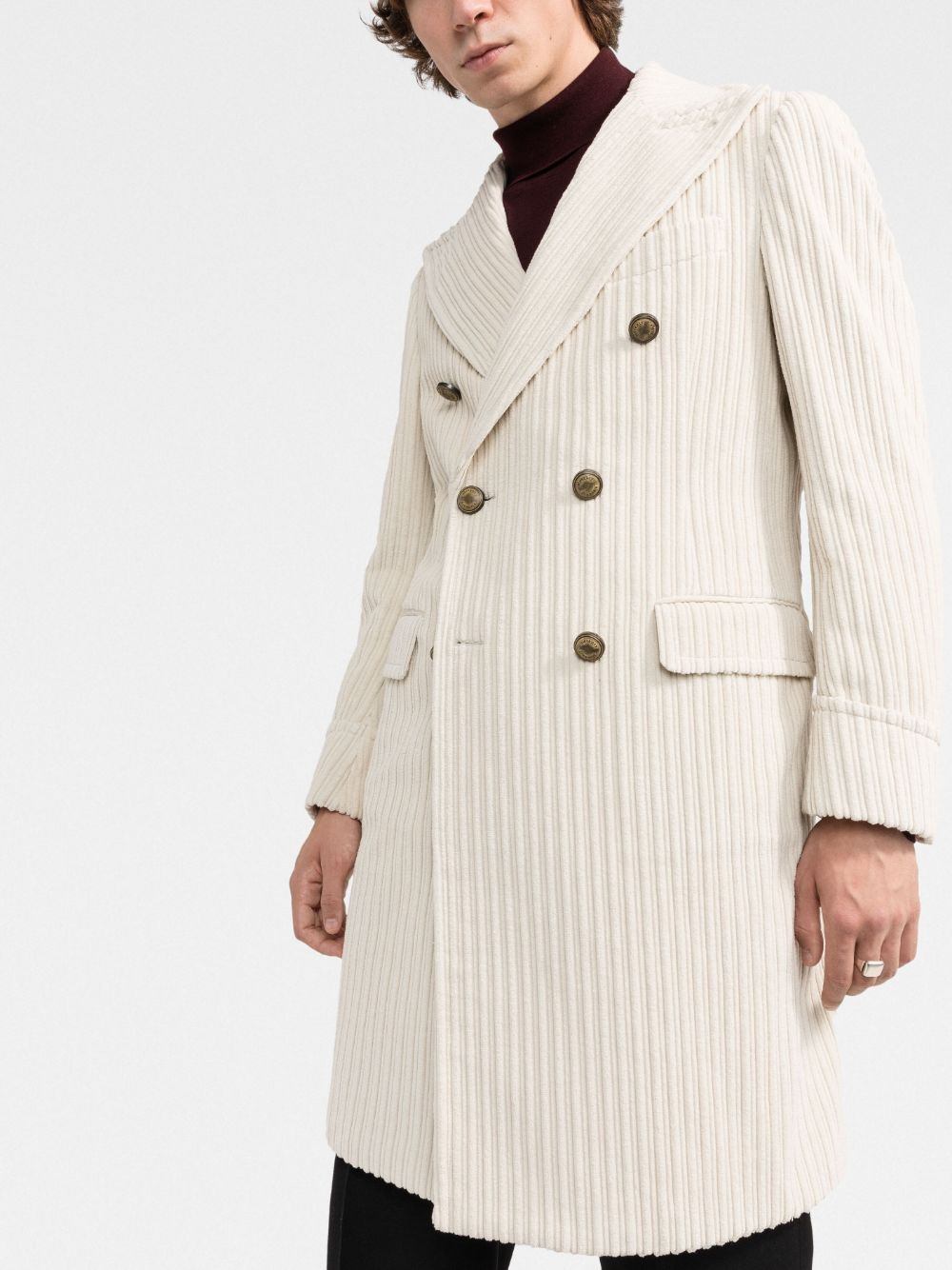 ELEVENTY - "Zegna CASHCO Fabric" CASHMERE Corduroy Coat - 40 (50EU)