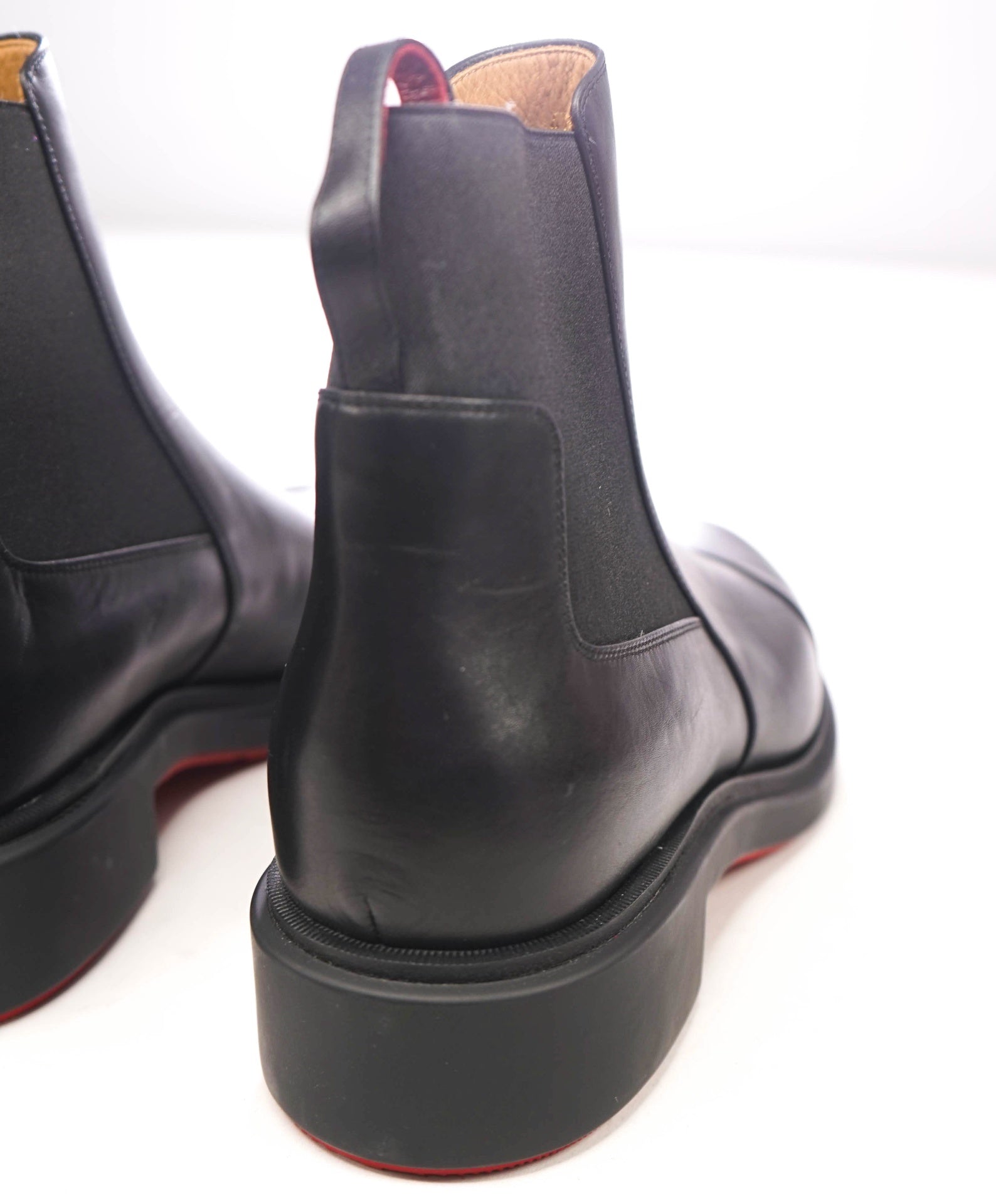 $1,345 CHRISTIAN LOUBOUTIN - Black Leather Boots - US 9 (EU42)