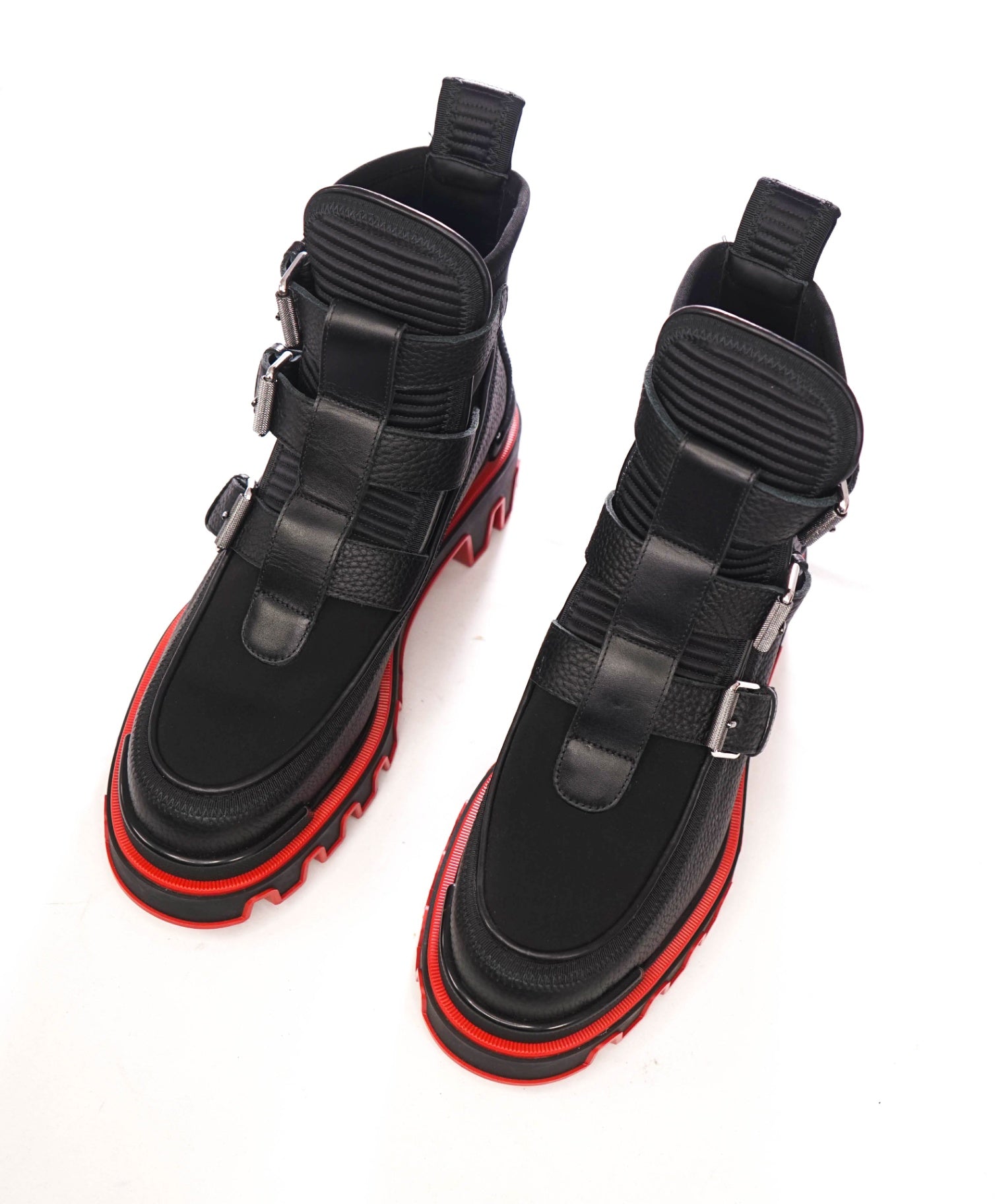$1,595 Christian Louboutin DUNE Black Boots Leather US 10 (43EU)