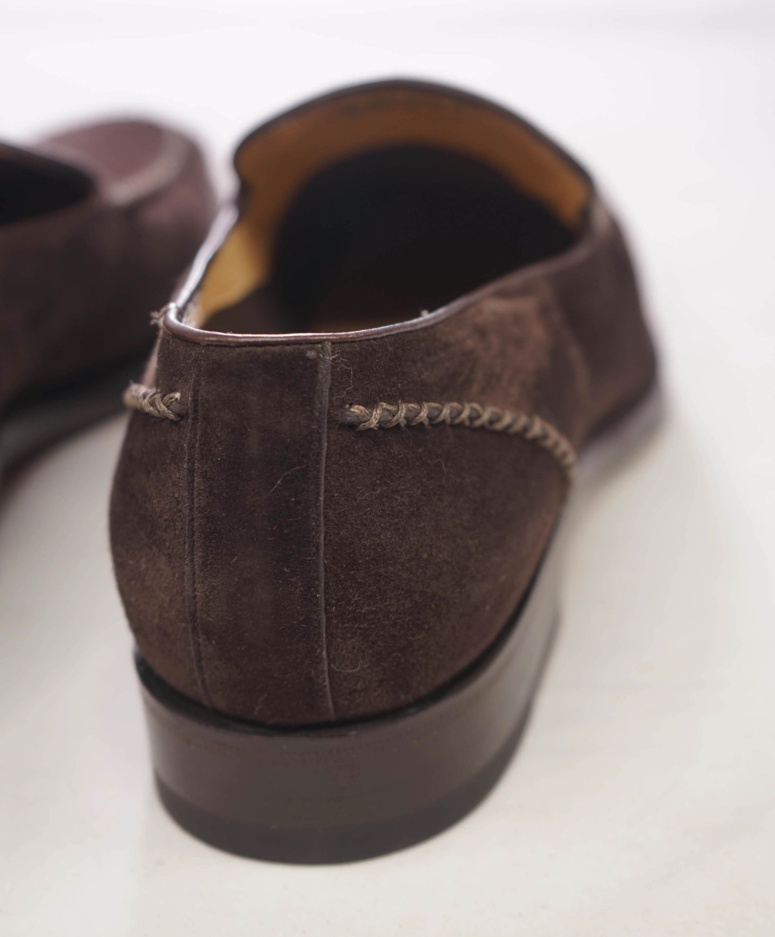 $1,250 BALLY SCRIBE - Brown Suede "EBANO" Loafers - US 9 (8UK)