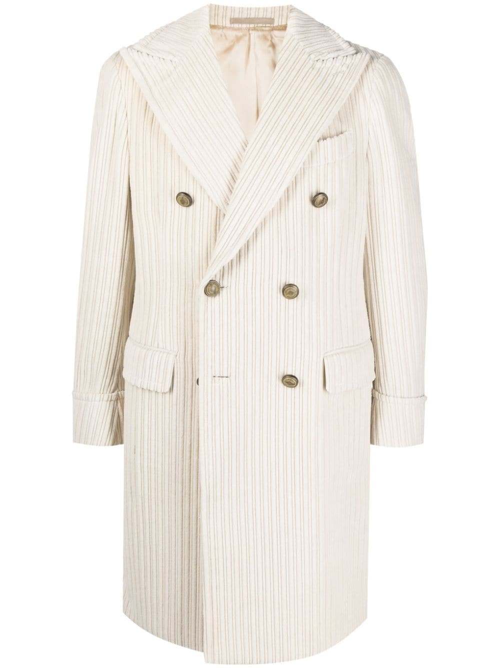 ELEVENTY - "Zegna CASHCO Fabric" CASHMERE Corduroy Coat - 40 (50EU)