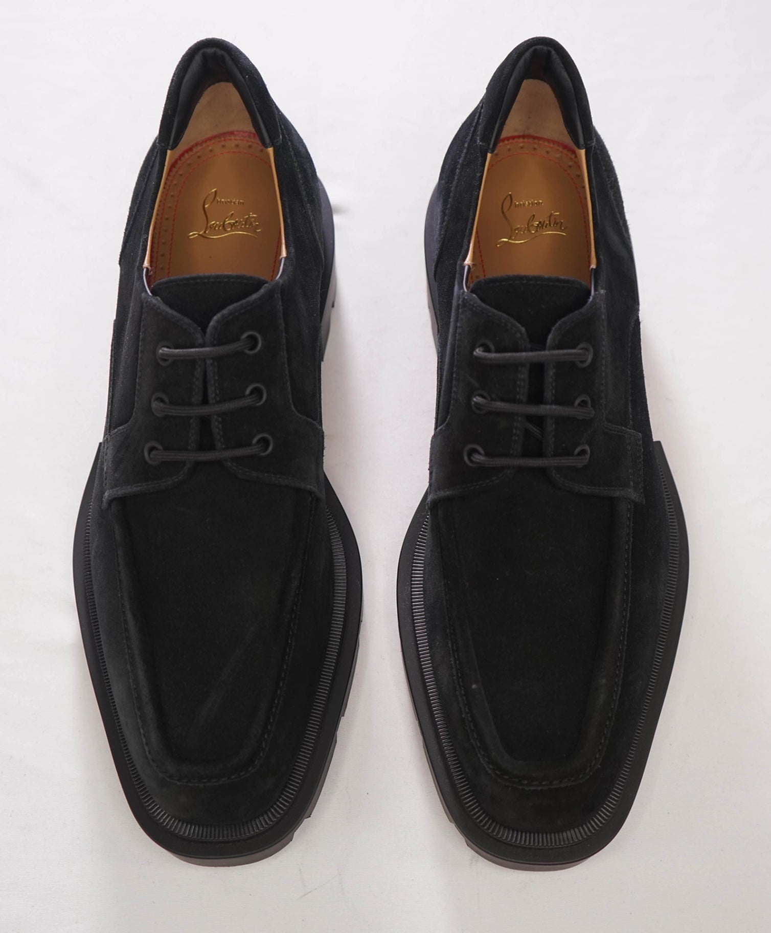 $1,195 CHRISTIAN LOUBOUTIN - "Our Georges L" Lug Sole Derby - US 12.5 (45.5EU)
