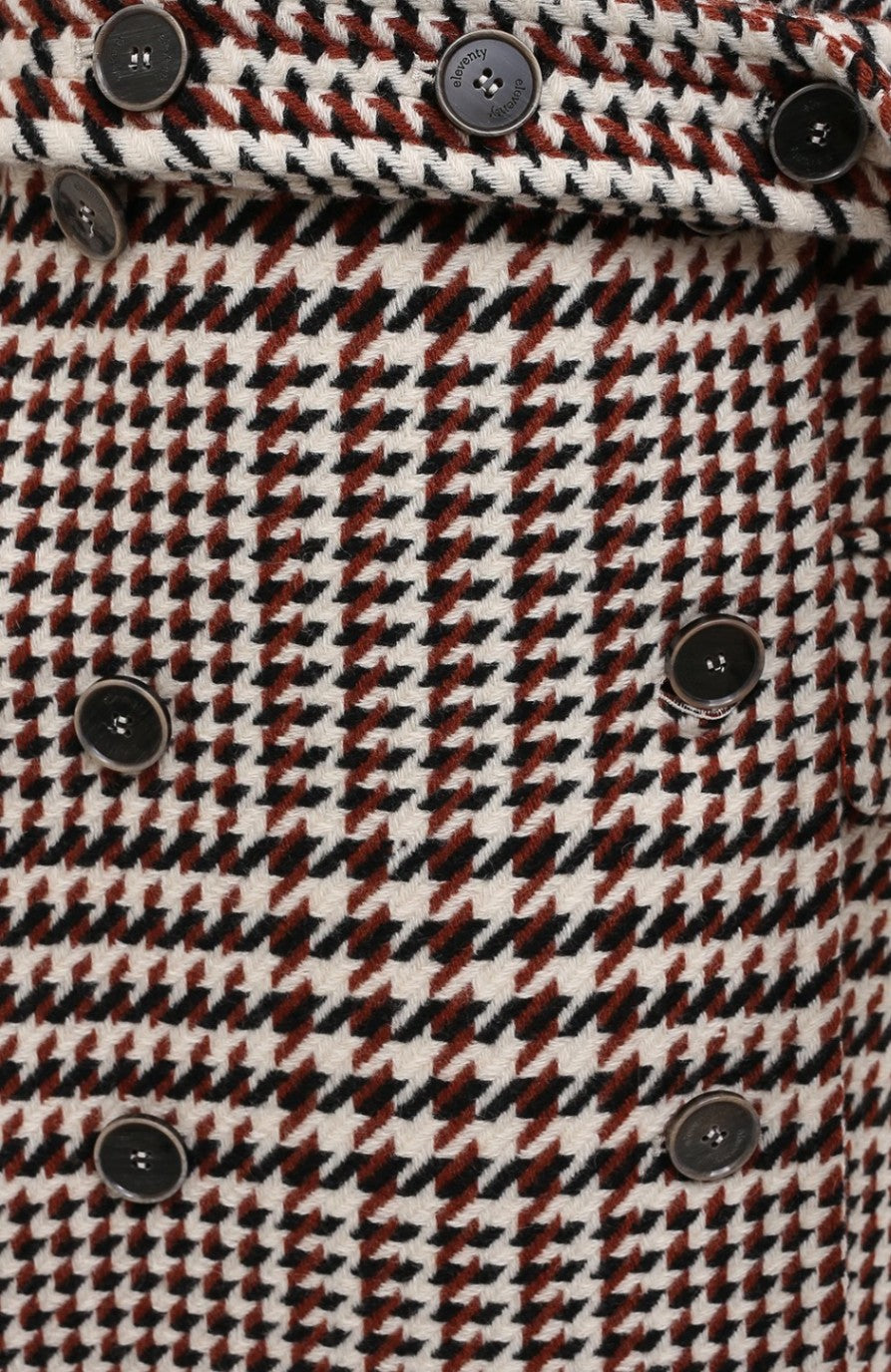 $3,200 ELEVENTY - Double-Breasted Wool Coat (WOMEN)- XL 10 US (46EU)