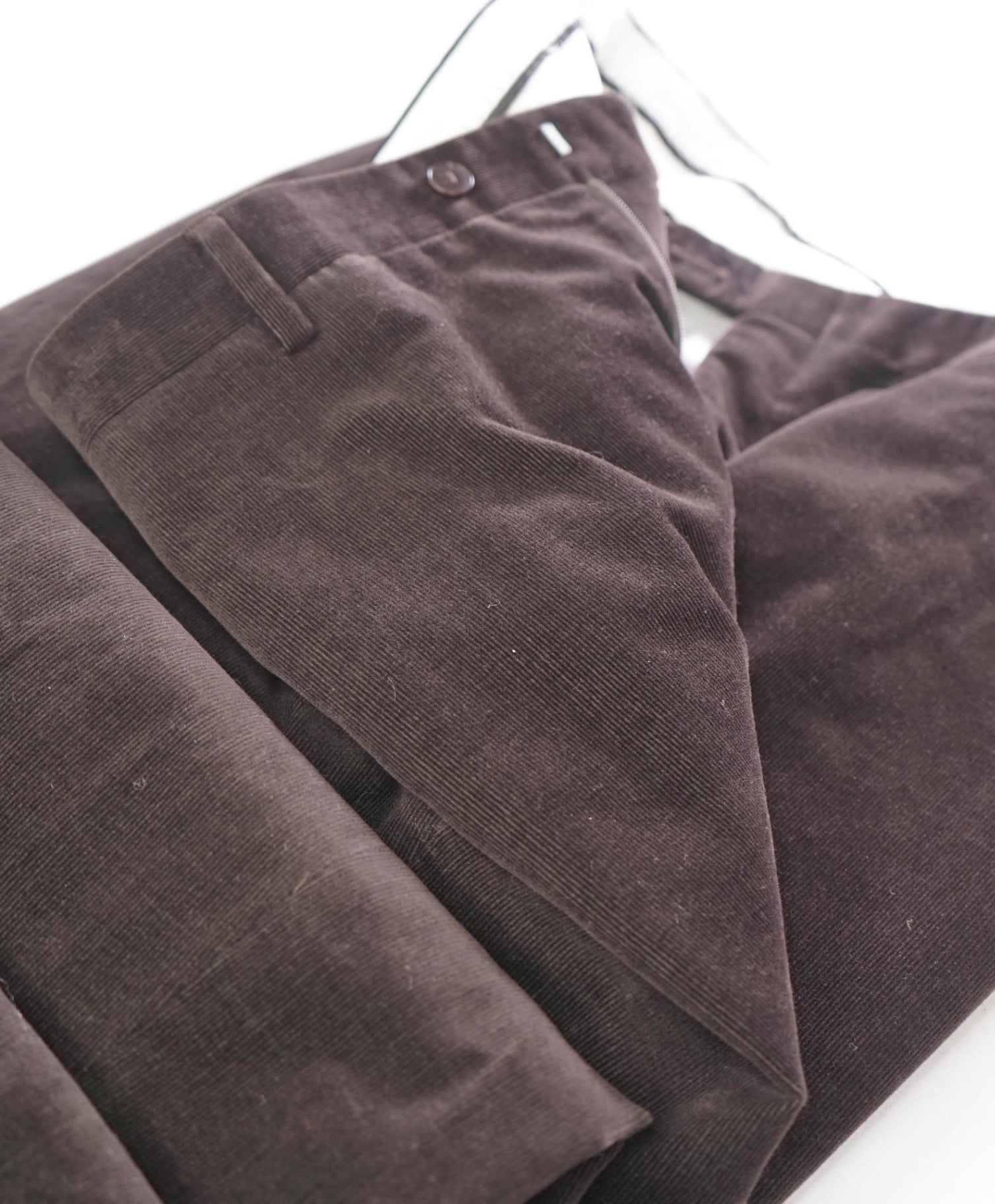 $1.095 BRIONI - Brown Corduroy Pants - 44W